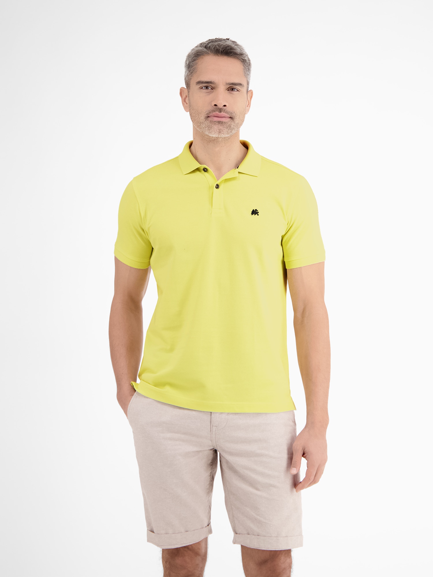 LERROS Poloshirt »LERROS Herren Poloshirt, unifarben« von Lerros