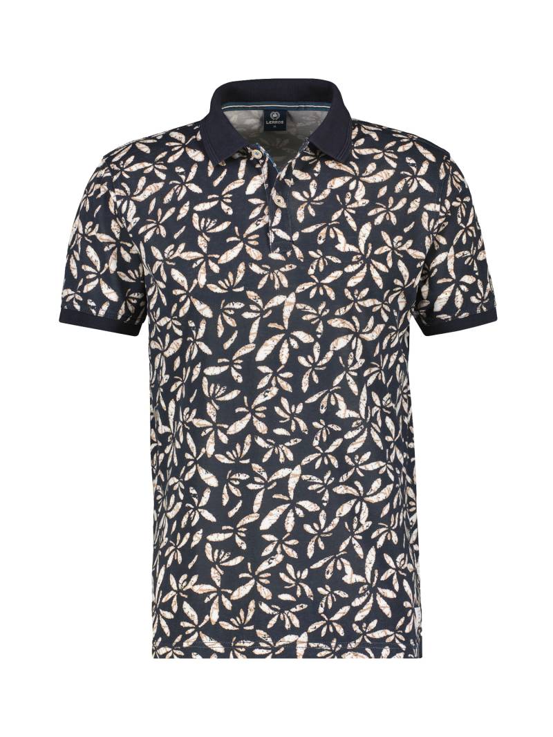 LERROS Poloshirt »LERROS Herren Poloshirt mit floralem Alloverprint« von Lerros