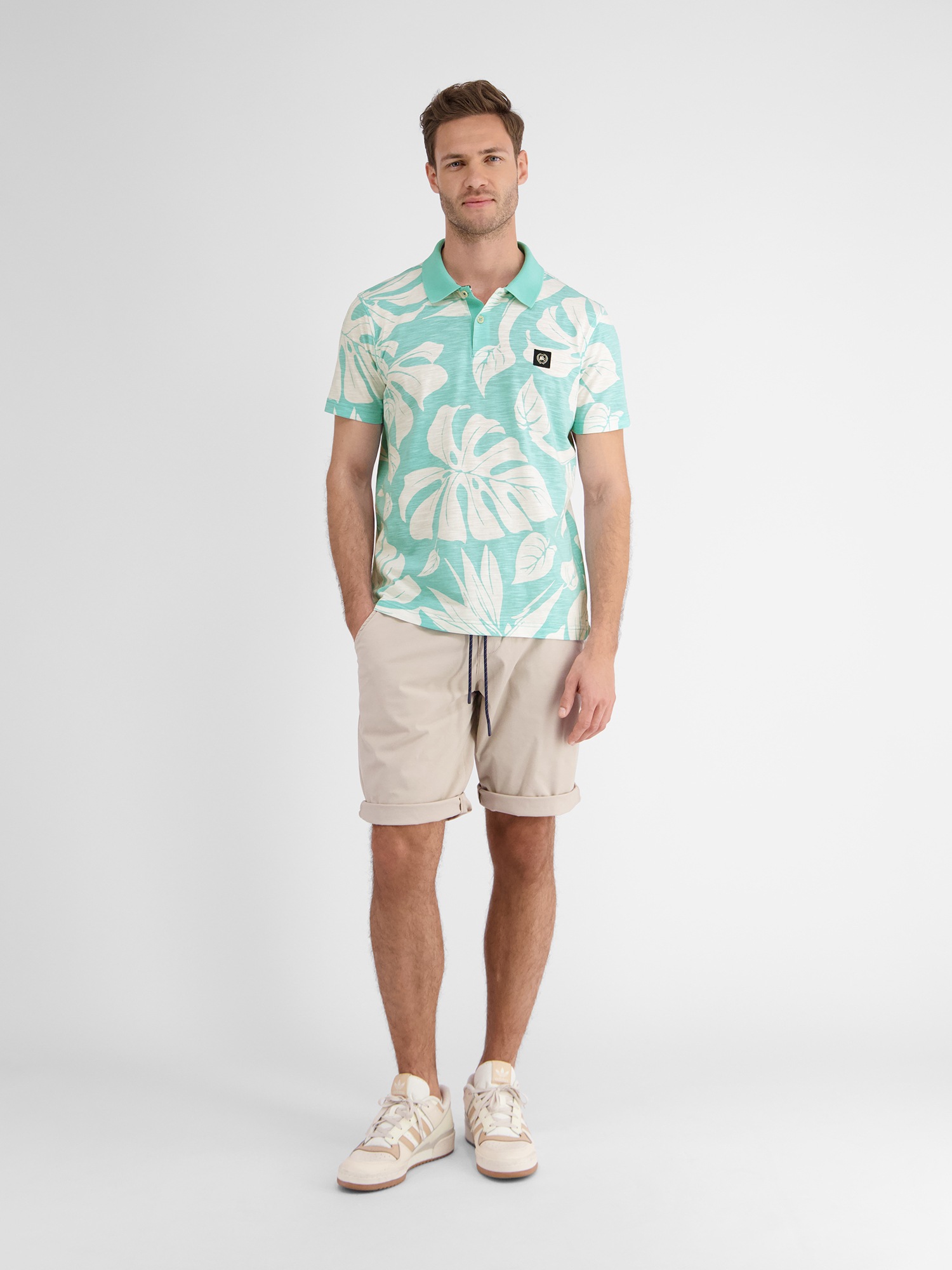 LERROS Poloshirt »LERROS Poloshirt im Hawaiian-Style« von Lerros