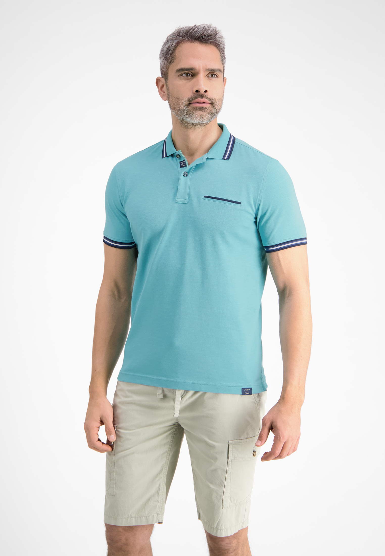 LERROS Poloshirt »LERROS Poloshirt in Struktur-Piqué« von Lerros