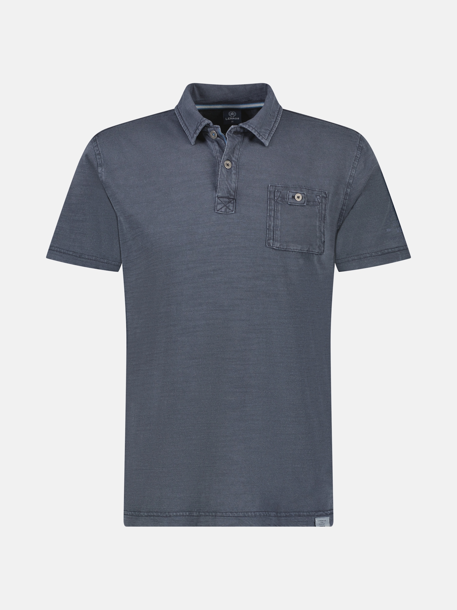 LERROS Poloshirt »LERROS Poloshirt in weicher, gewaschener Jerseyqualität« von Lerros