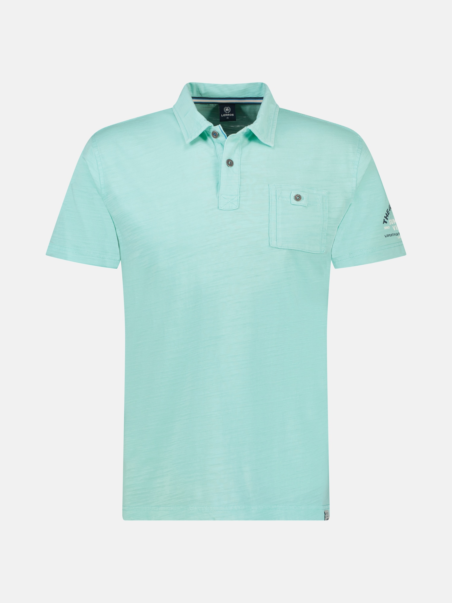 LERROS Poloshirt »LERROS Poloshirt in weicher, gewaschener Jerseyqualität« von Lerros