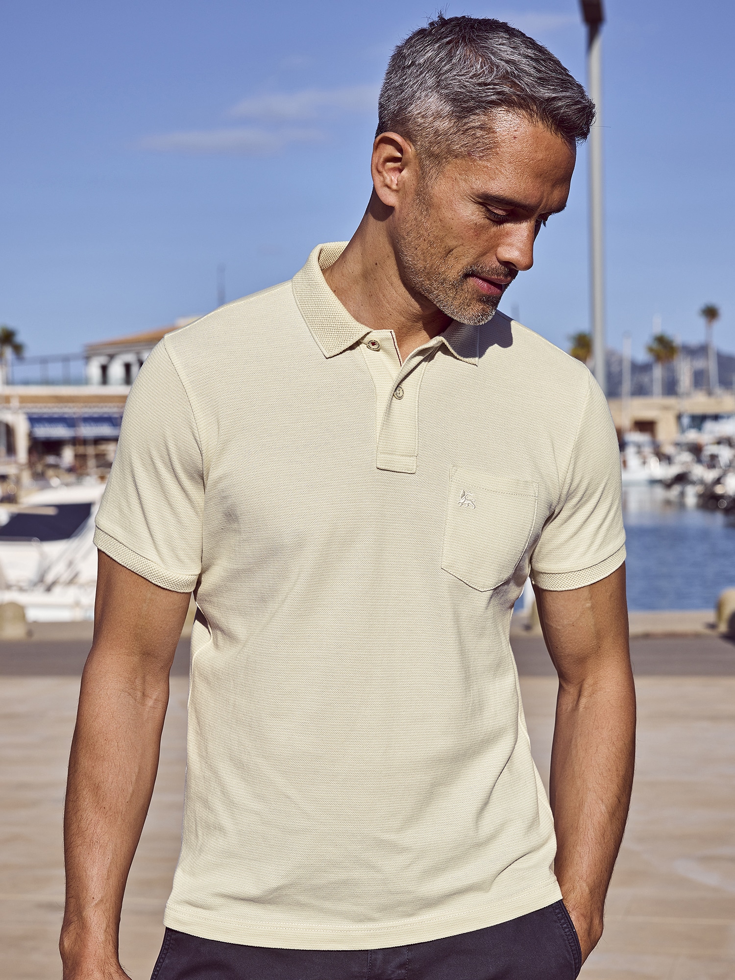 LERROS Poloshirt »LERROS Poloshirt in weicher Piquéqualität« von Lerros