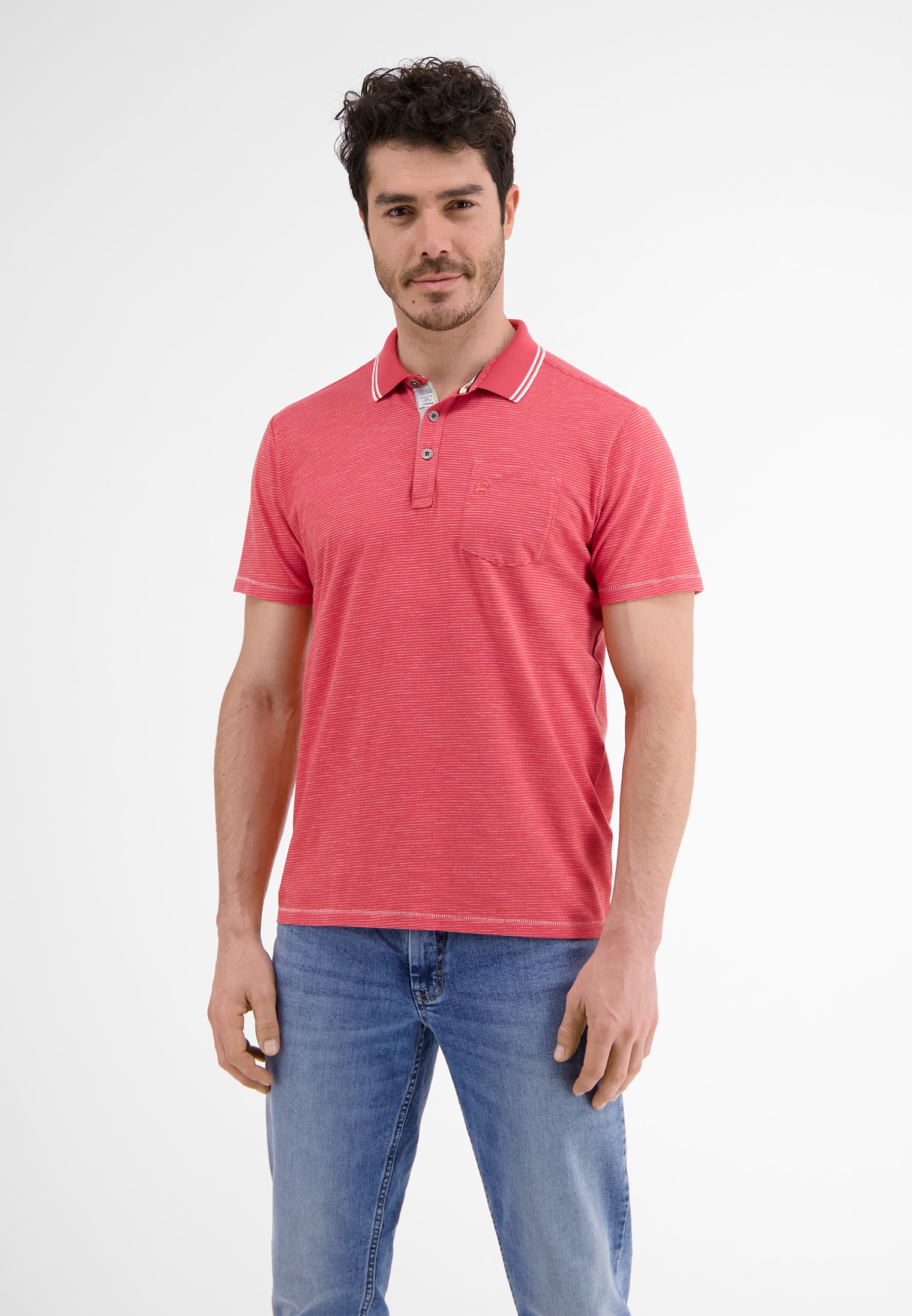 LERROS Poloshirt »LERROS Poloshirt mit Finelinerstreifen« von Lerros