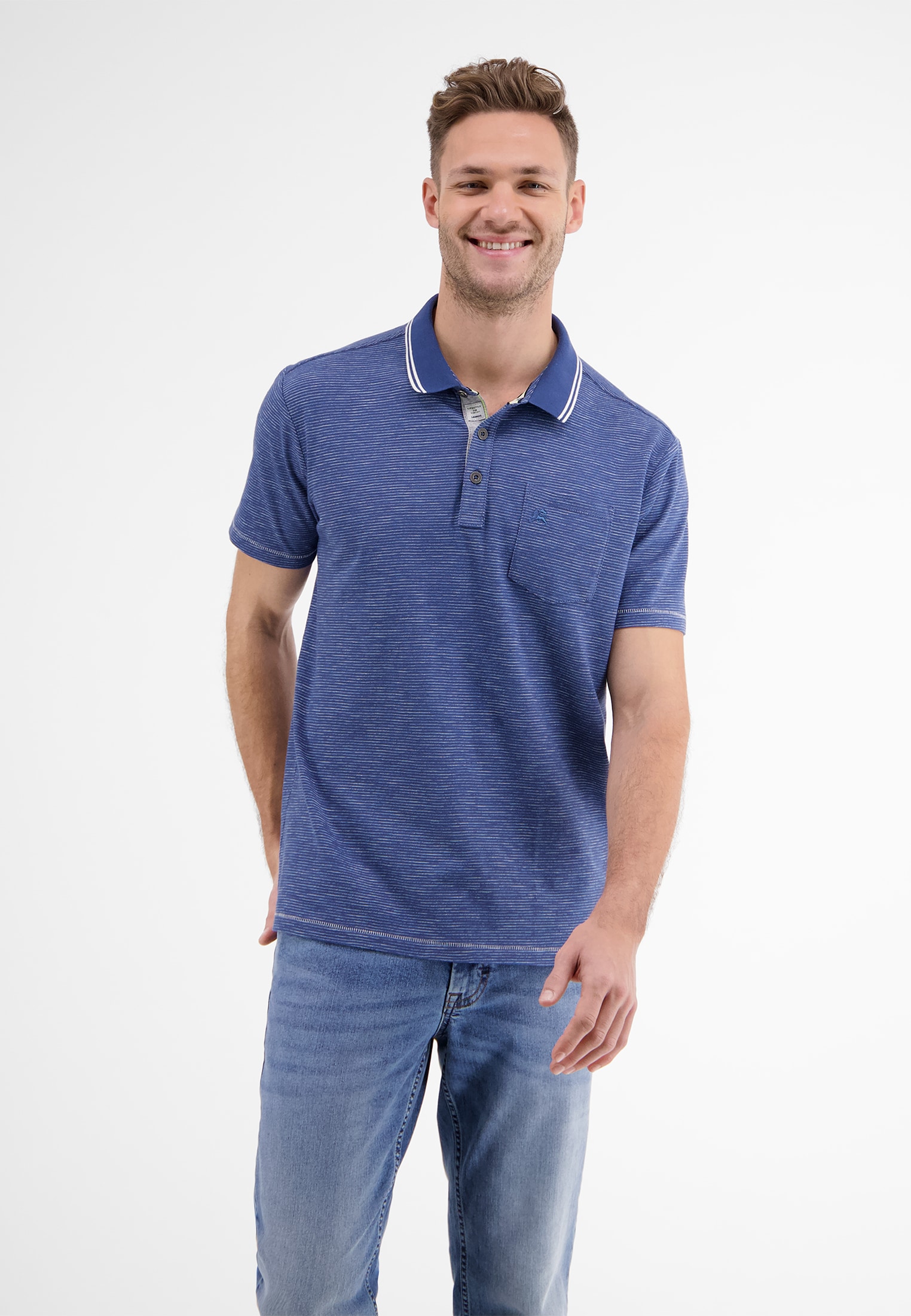 LERROS Poloshirt »LERROS Poloshirt mit Finelinerstreifen« LERROS Poloshirt »LERROS Poloshirt mit Finelinerstreifen« von Lerros