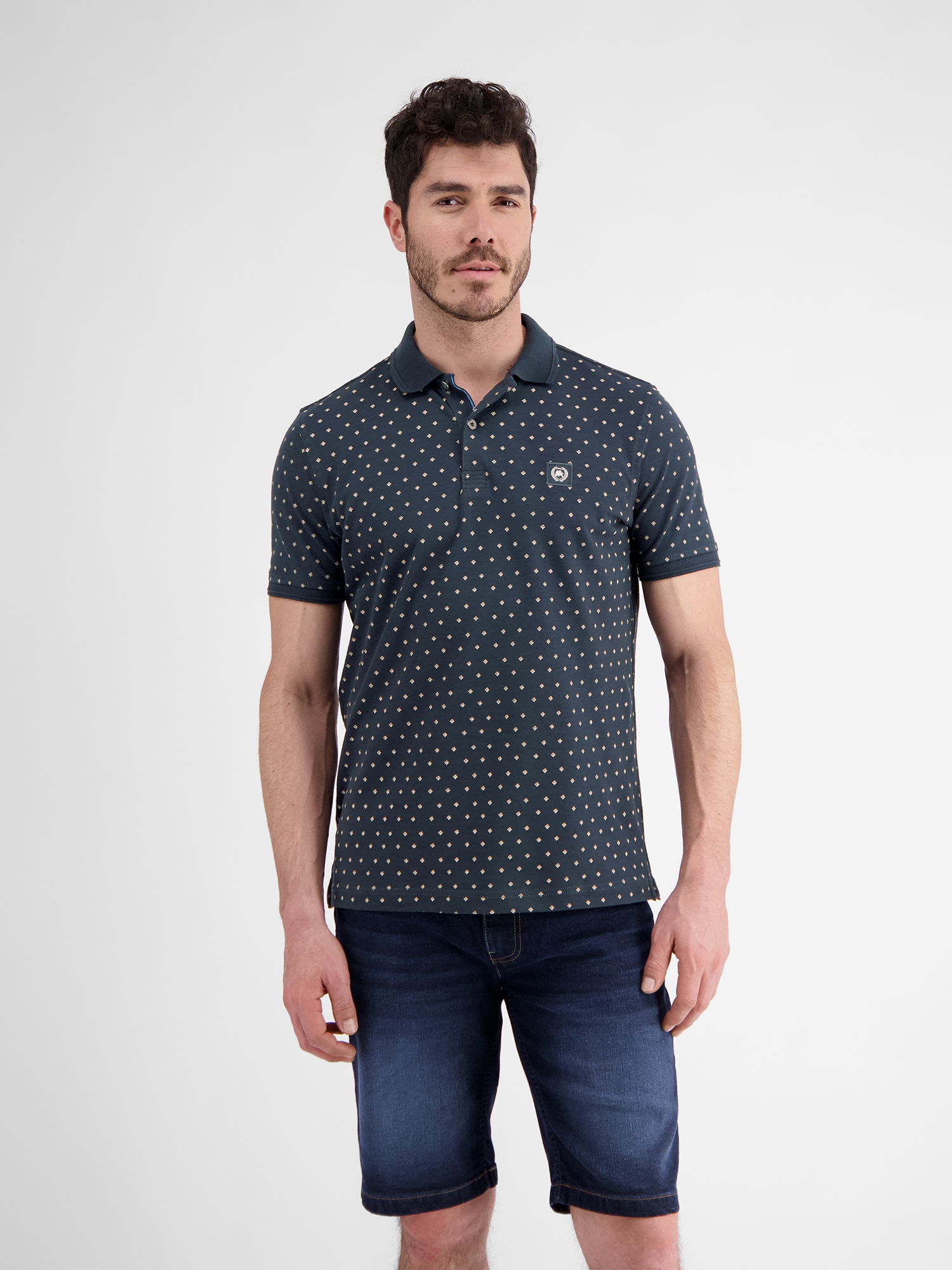 LERROS Poloshirt »LERROS Poloshirt mit Punkt-Print« von Lerros