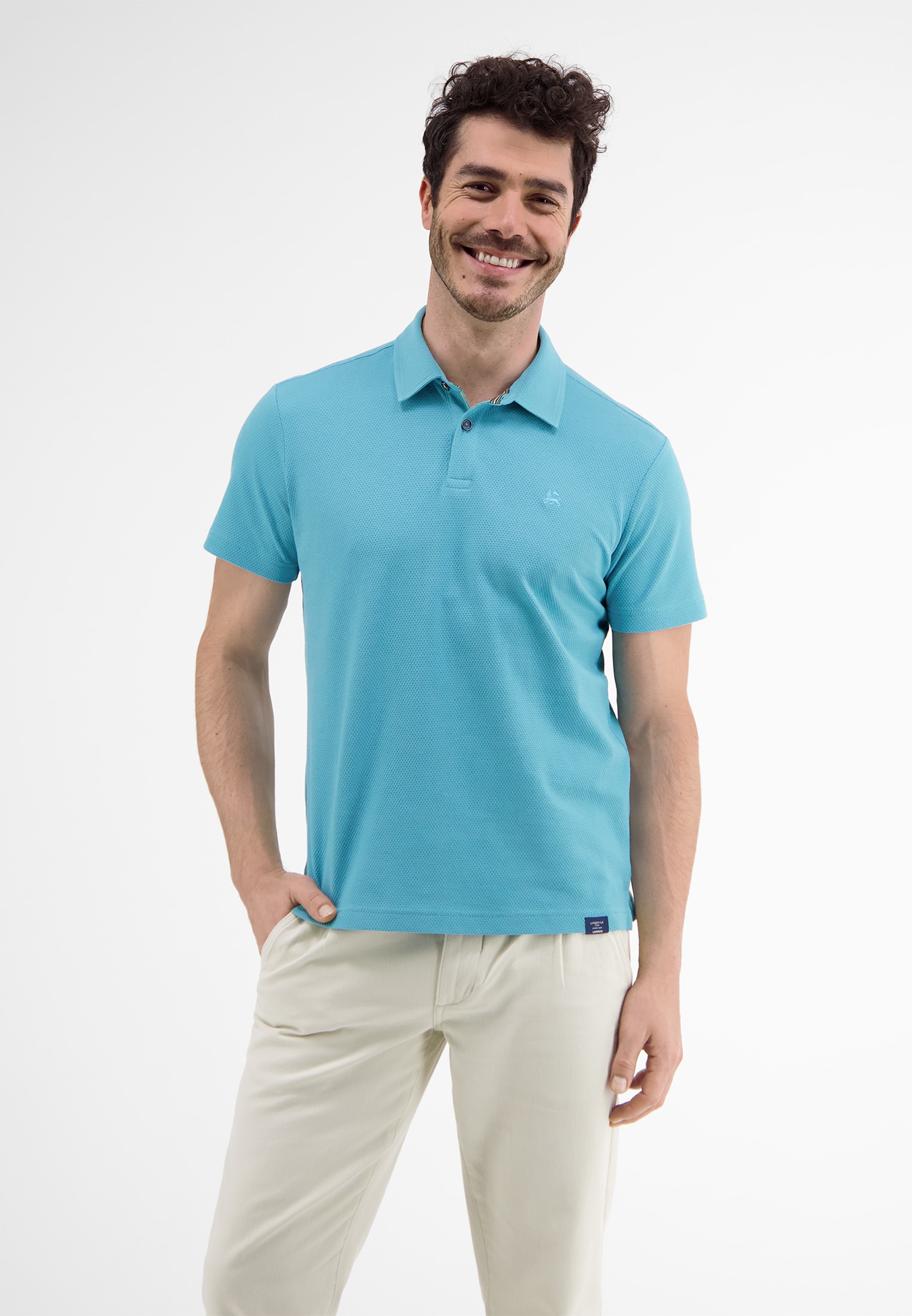 LERROS Poloshirt »LERROS Waffelpiqué-Poloshirt« von Lerros