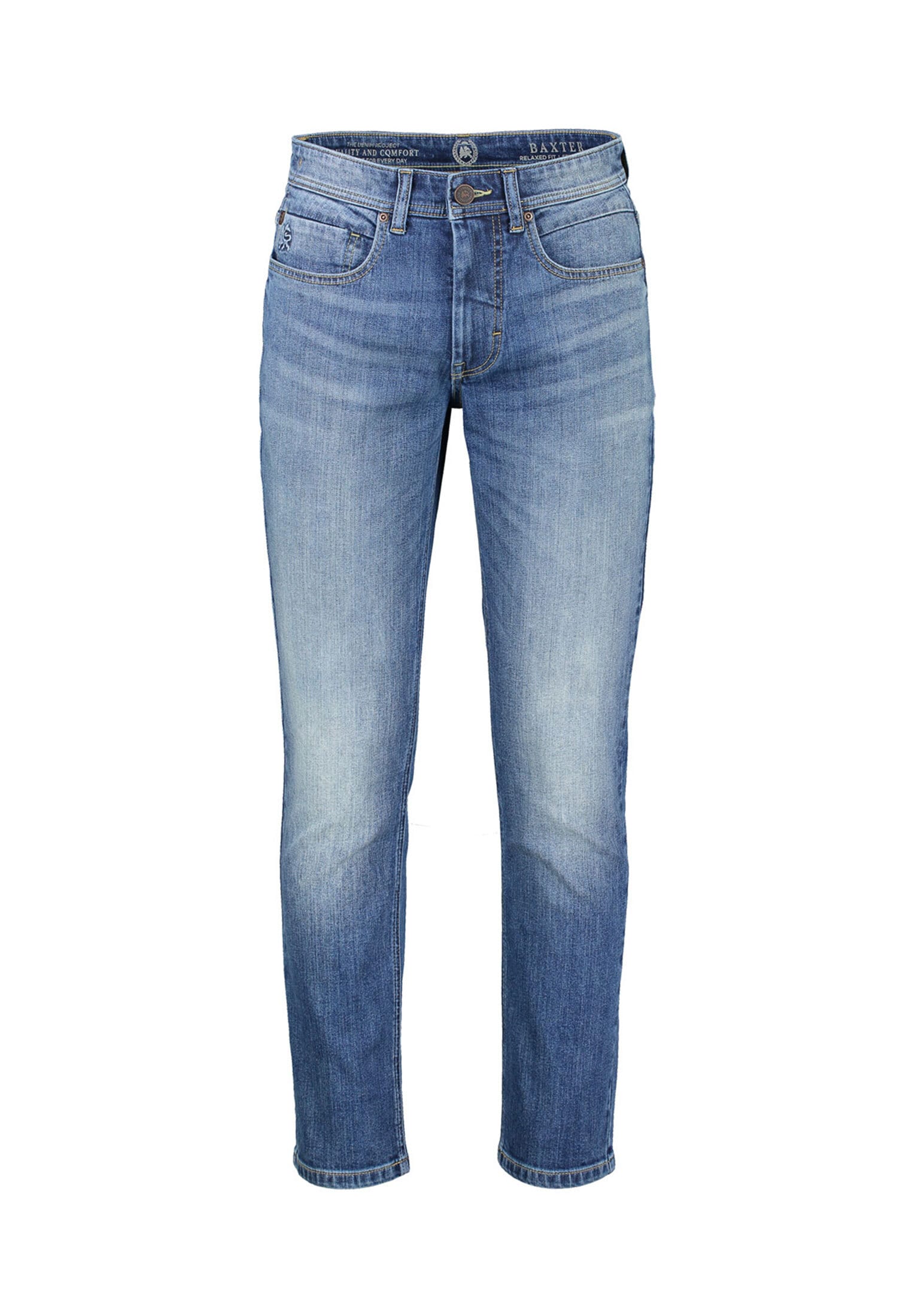 LERROS Relaxhose »LERROS BAXTER 5-Pocket-Denim im Used-Look, RELAXED FIT« LERROS Relaxhose »LERROS BAXTER 5-Pocket-Denim im Used-Look, RELAXED FIT« von Lerros