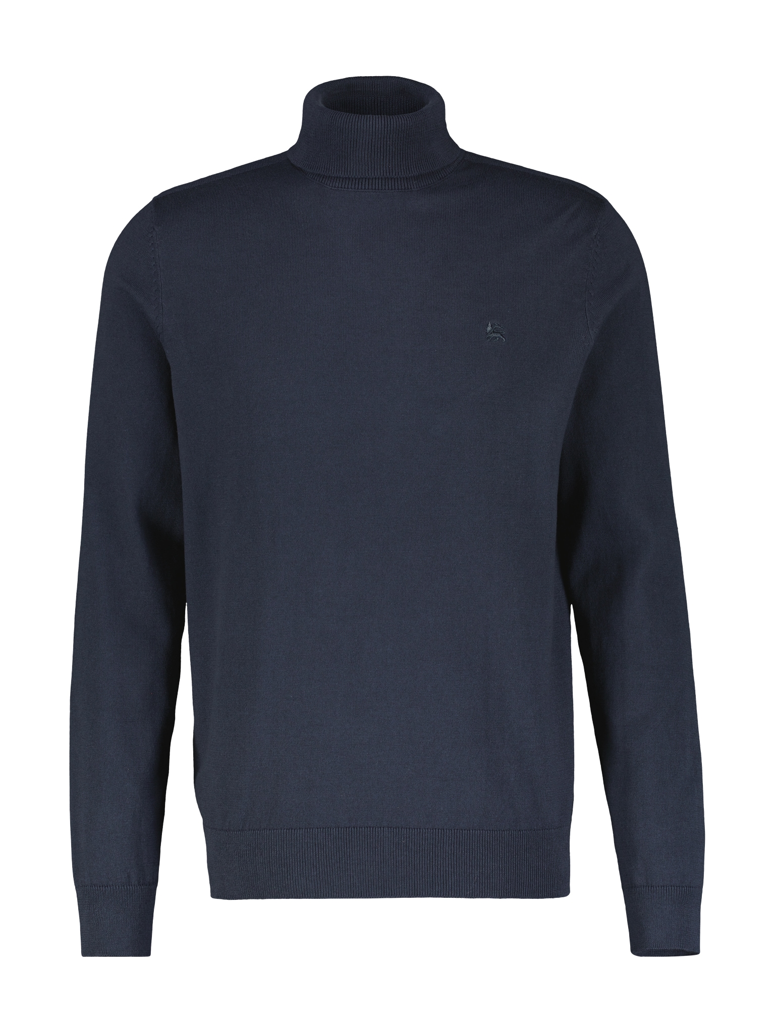 LERROS Rollkragenpullover, mit Logostickerei von Lerros