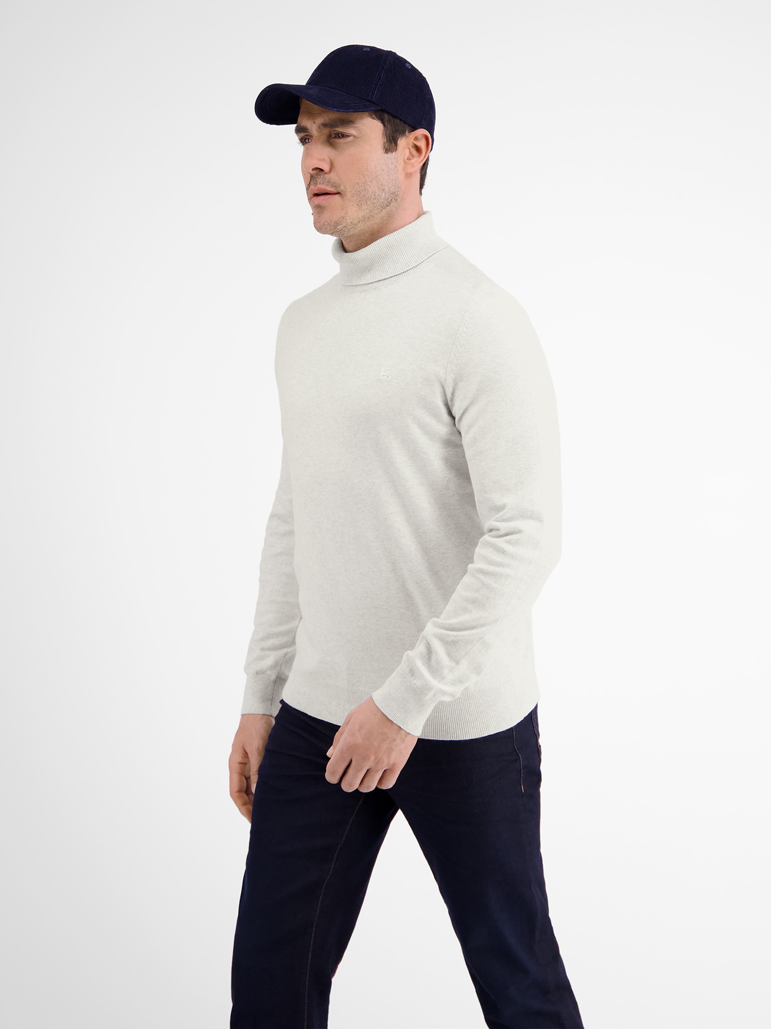 LERROS Rollkragenpullover »LERROS Rollkragenpullover, Flachstrick« von Lerros