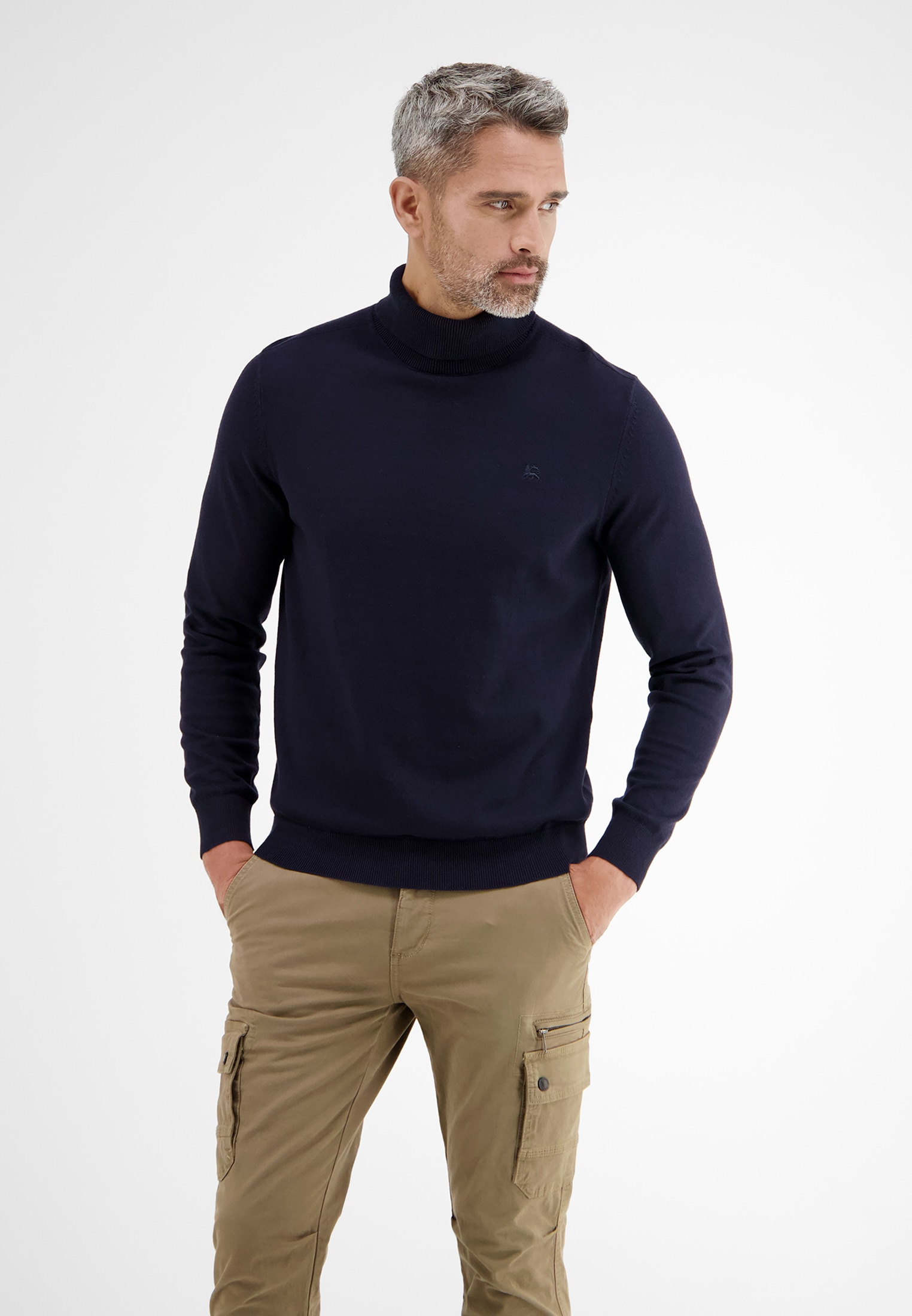 LERROS Rollkragenpullover »LERROS Rollkragenpullover in Flach-Strickqualität« von Lerros