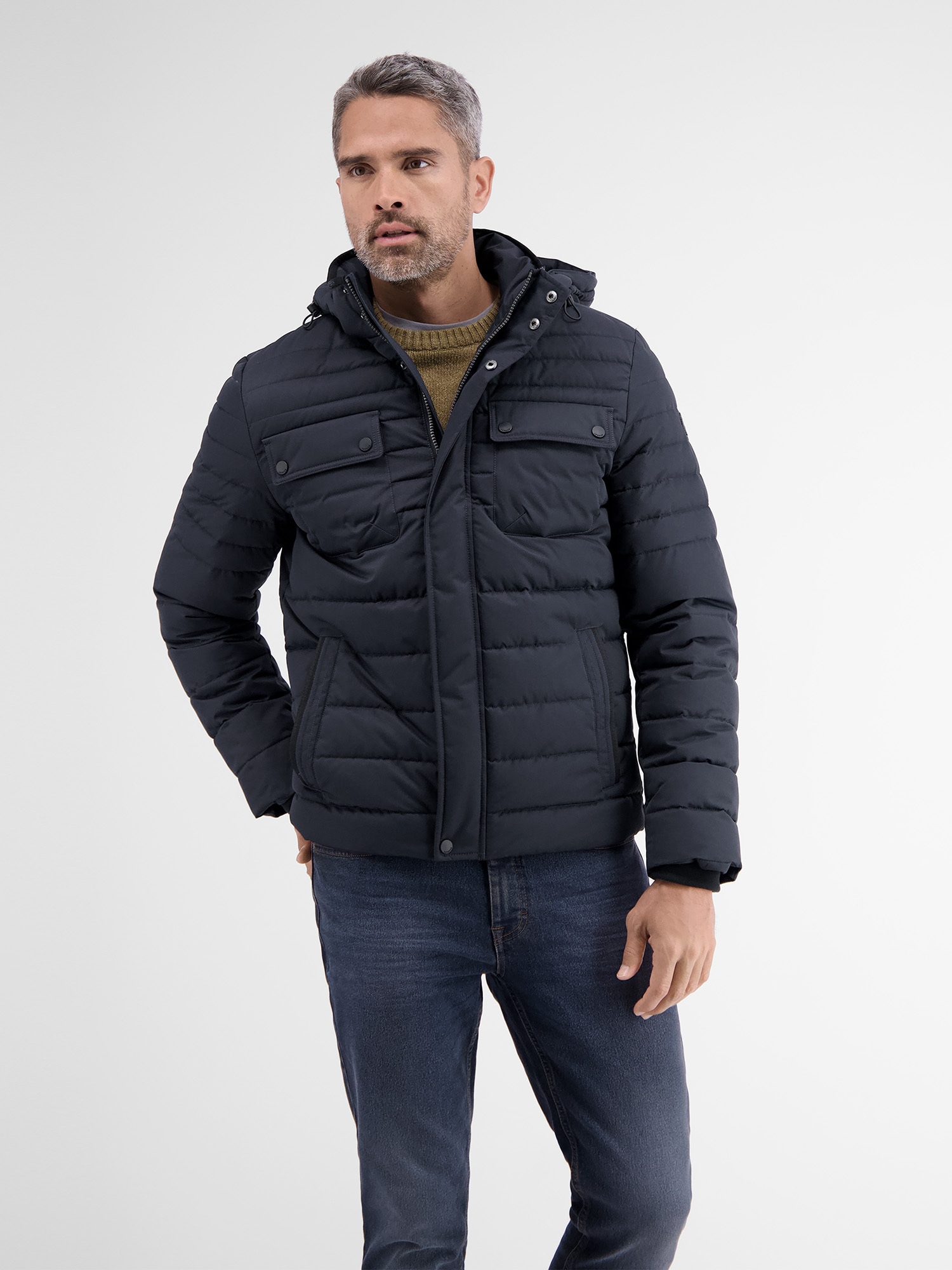 LERROS Steppjacke »LERROS Steppjacke mit abnehmbarer Kapuze«, mit Kapuze LERROS Steppjacke »LERROS Steppjacke mit abnehmbarer Kapuze«, mit Kapuze von Lerros