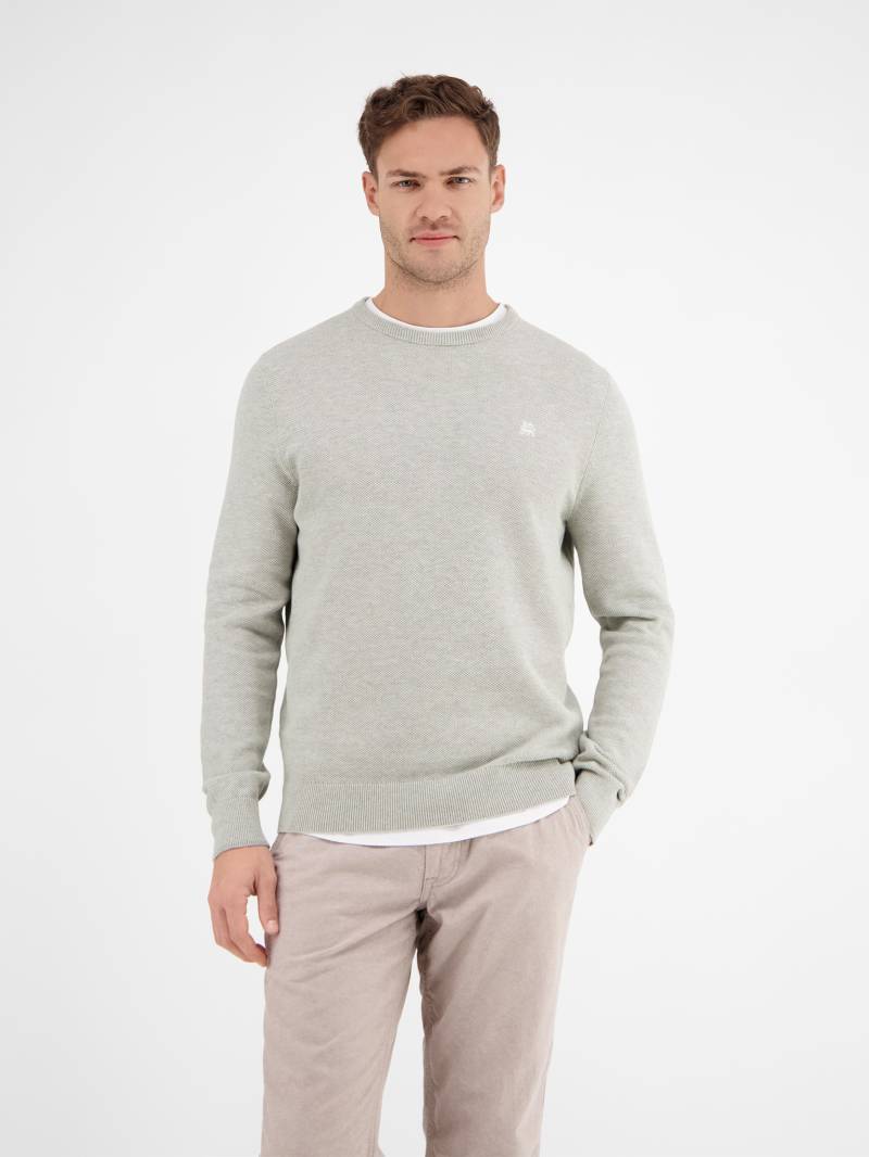LERROS Strickpullover, mit Logo Stickerei von Lerros