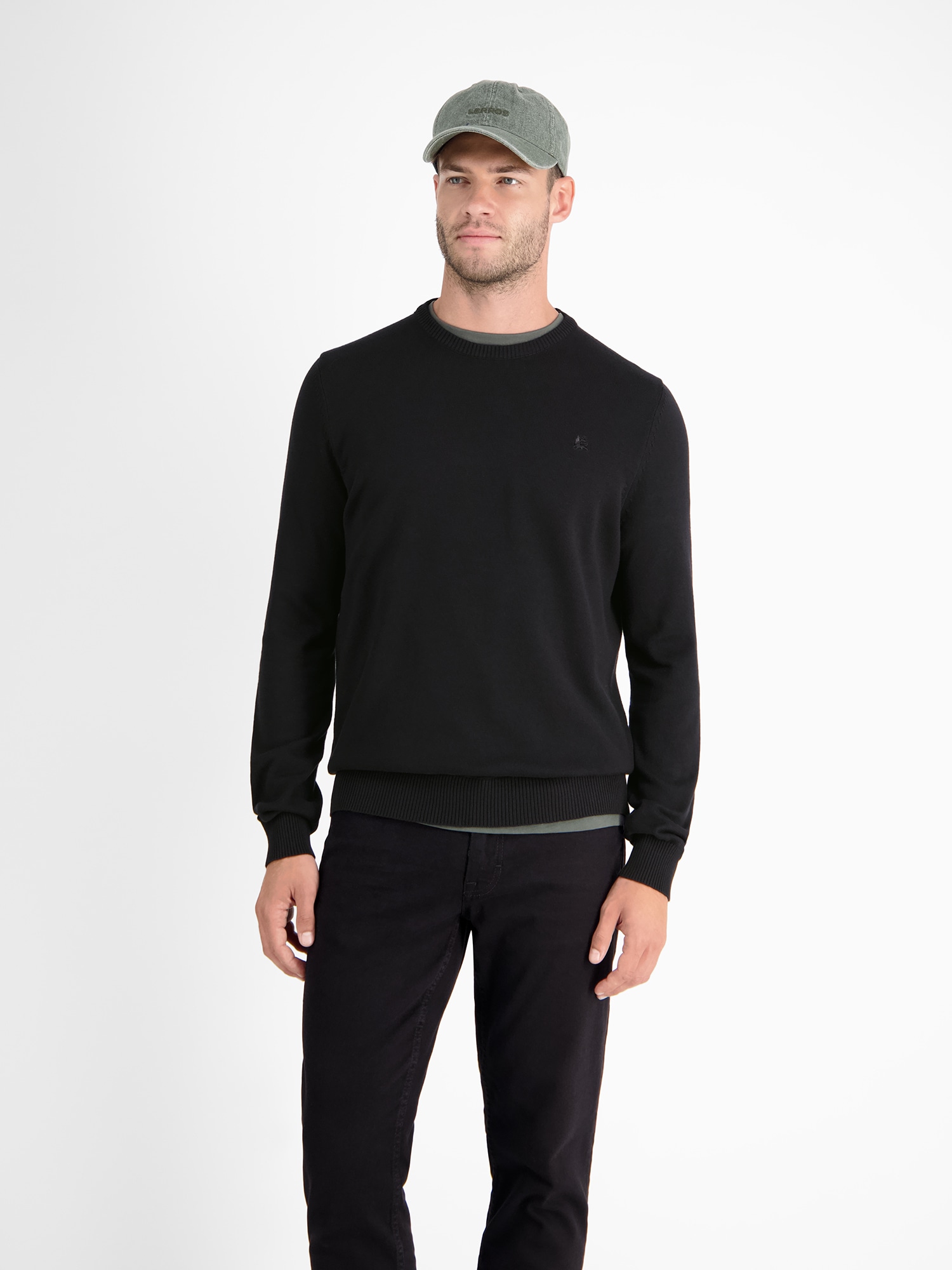 LERROS Strickpullover »LERROS Crewneck Strickpullover« von Lerros