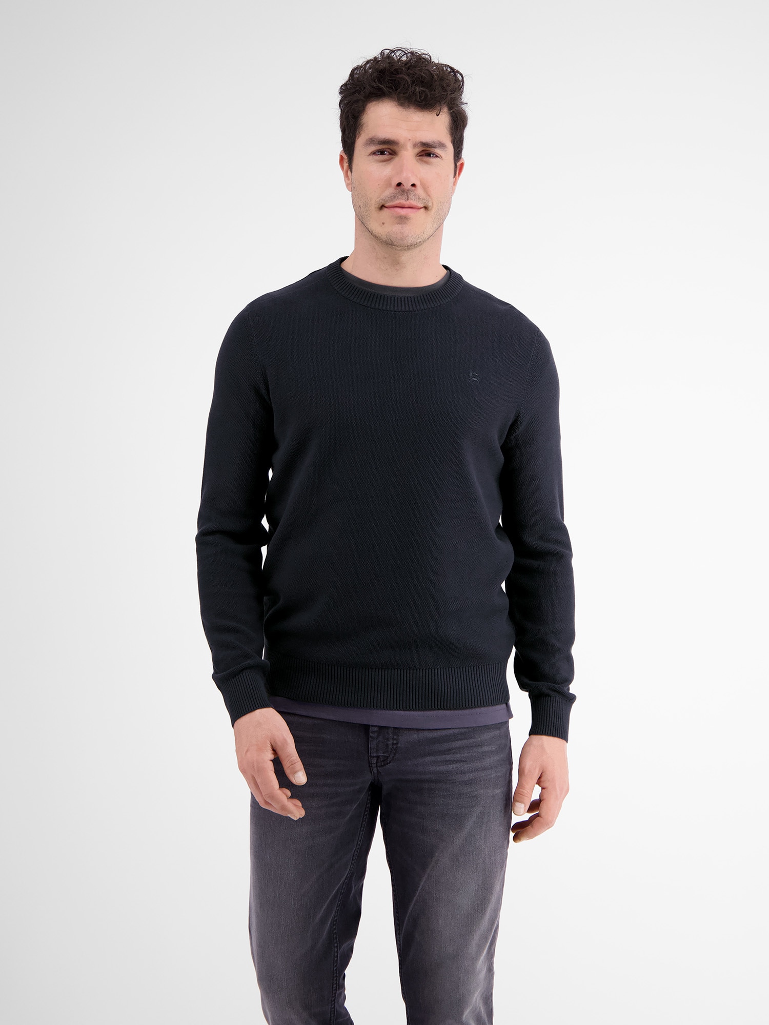 LERROS Strickpullover »LERROS Crewneck Strickpullover« LERROS Strickpullover »LERROS Crewneck Strickpullover« von Lerros