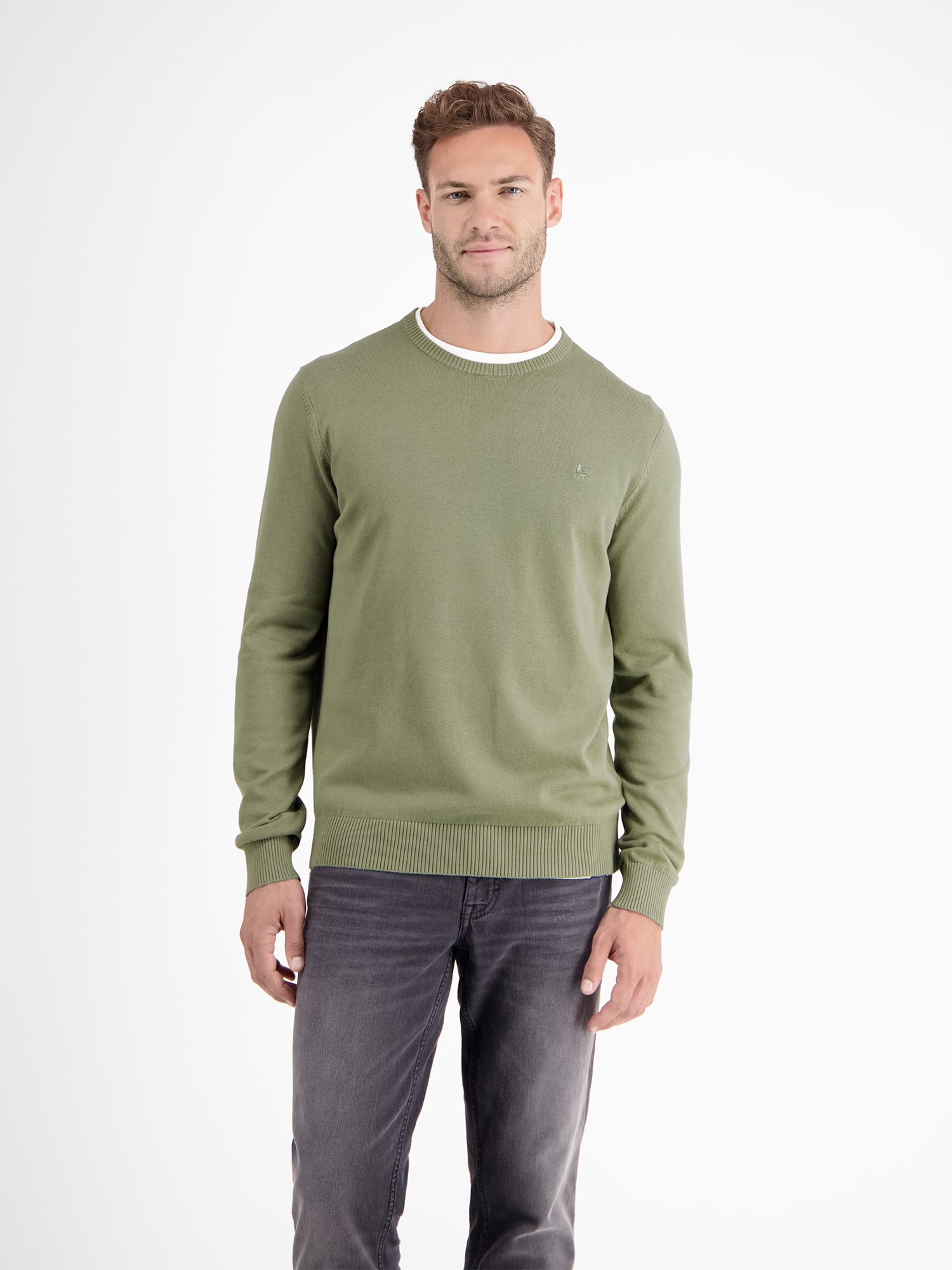 LERROS Strickpullover »LERROS Crewneck Strickpullover« LERROS Strickpullover »LERROS Crewneck Strickpullover« von Lerros