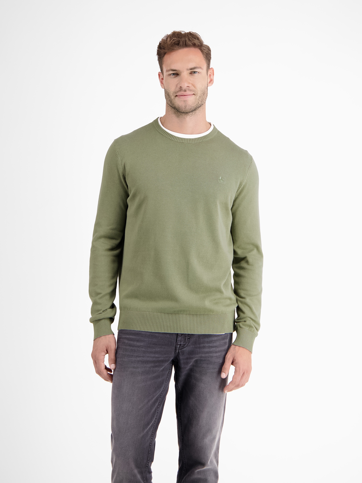 LERROS Strickpullover »LERROS Crewneck Strickpullover« von Lerros