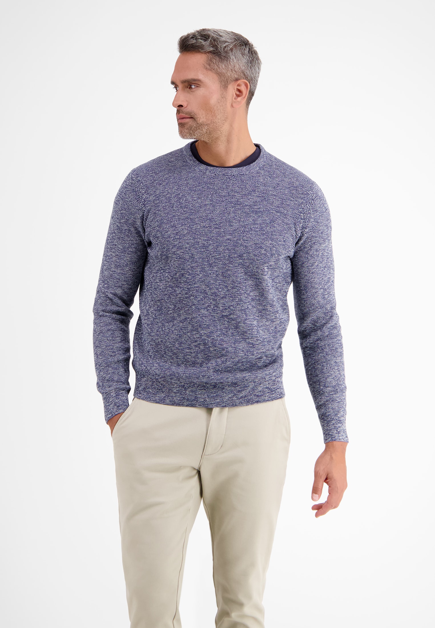 LERROS Strickpullover »LERROS Crewneck Strickpullover« LERROS Strickpullover »LERROS Crewneck Strickpullover« von Lerros