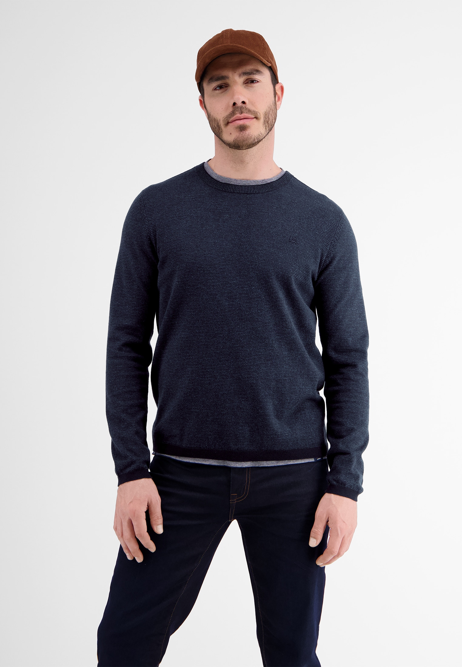 LERROS Strickpullover »LERROS Gestreifter Strick-Longsleeve« von Lerros