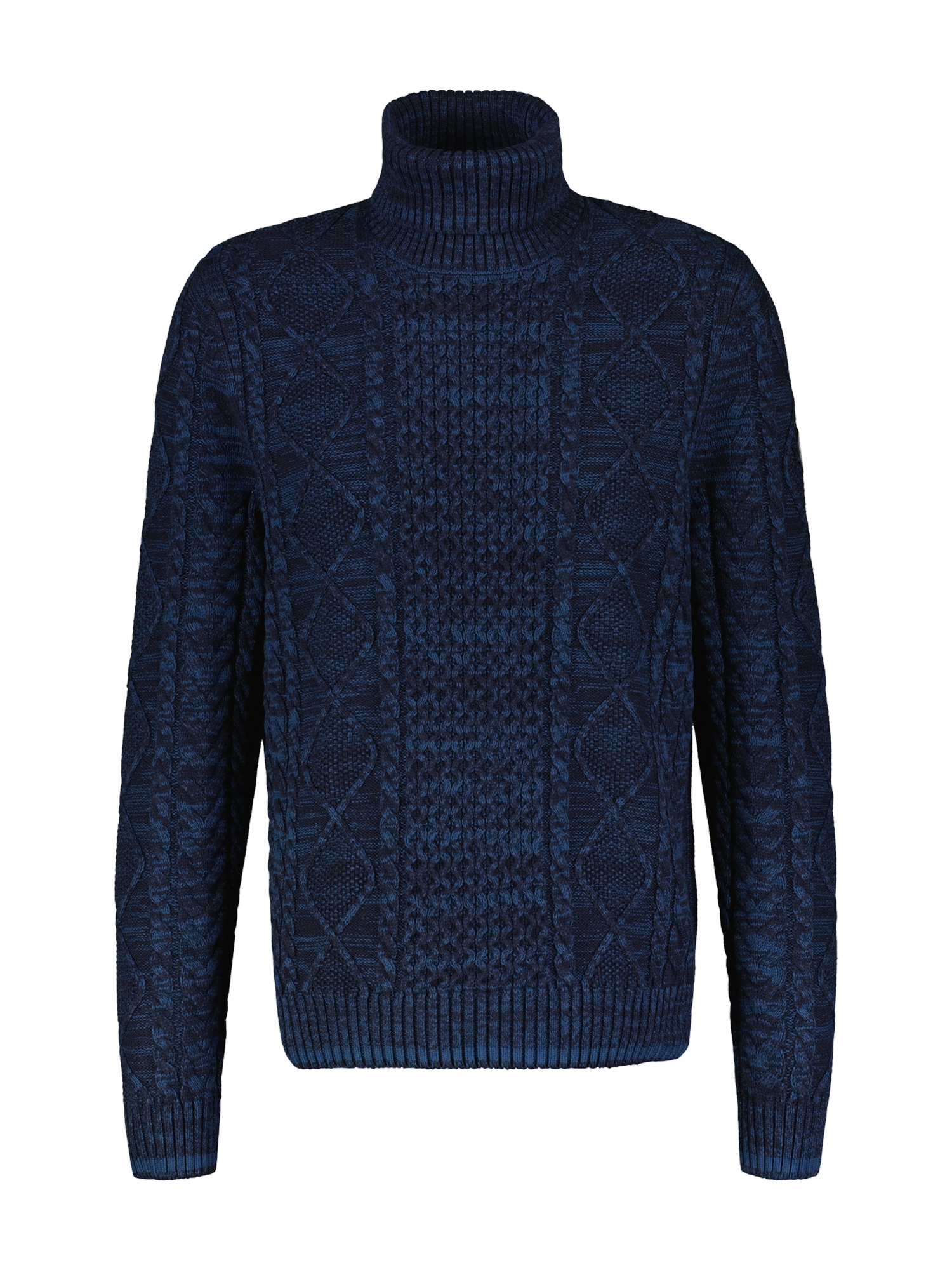 LERROS Strickpullover »LERROS Jacquard-Rollkragenpullover« von Lerros