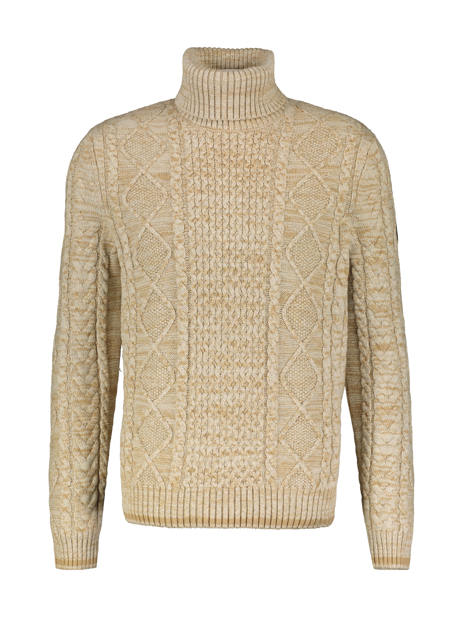 LERROS Strickpullover »LERROS Jacquard-Rollkragenpullover« von Lerros