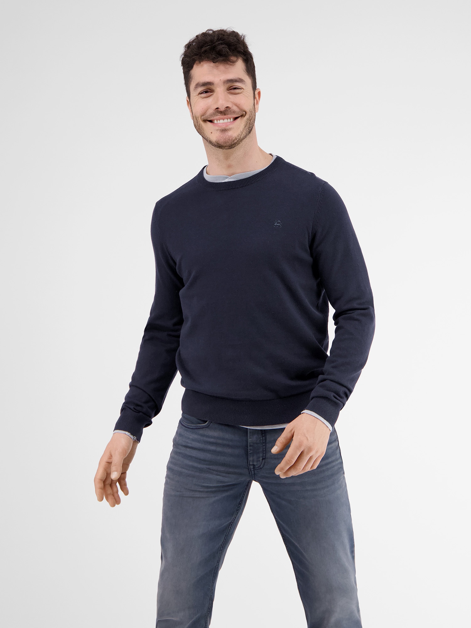 LERROS Strickpullover »LERROS Lässiger Flachstrickpullover« LERROS Strickpullover »LERROS Lässiger Flachstrickpullover« von Lerros