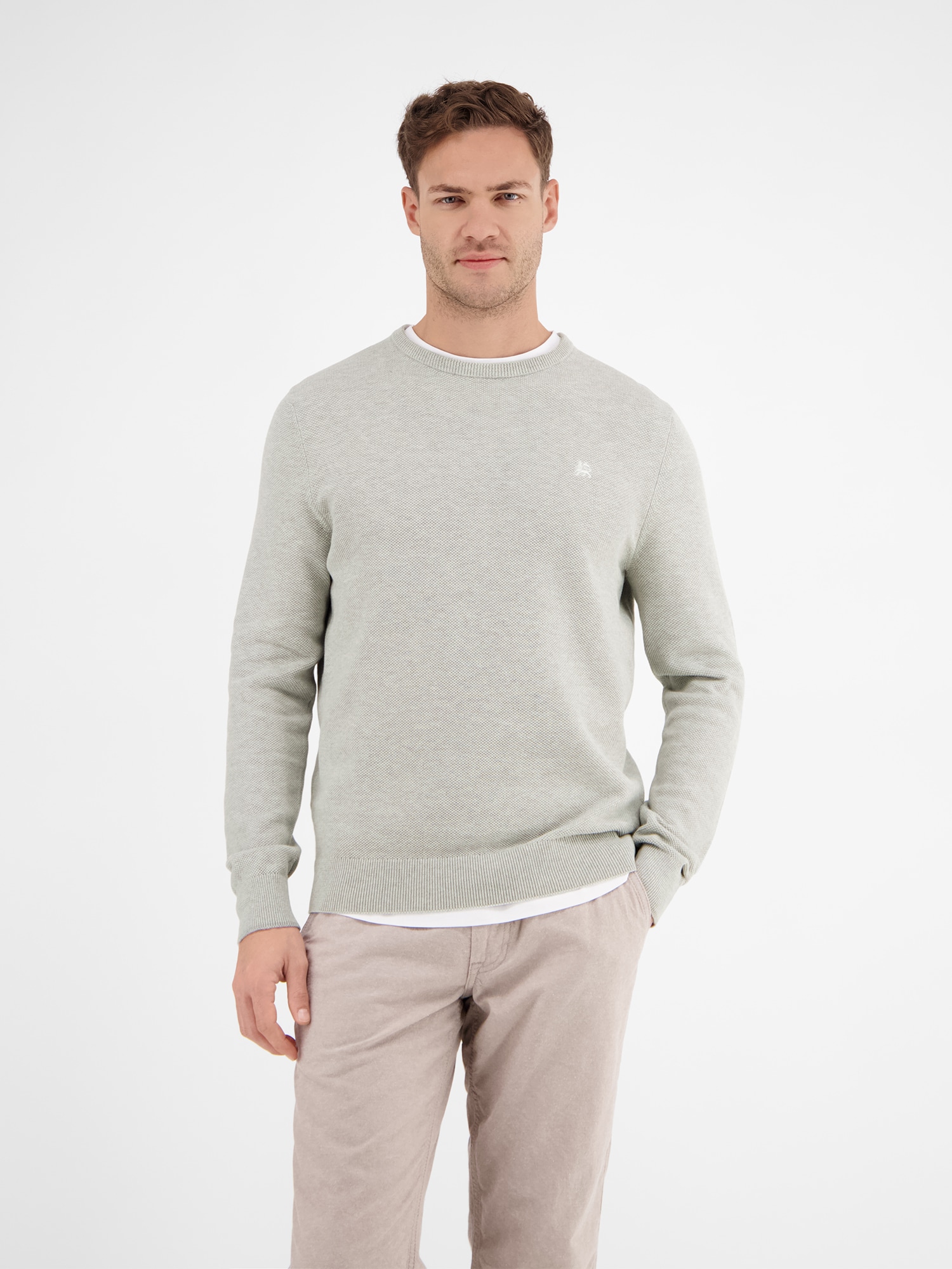 LERROS Strickpullover »LERROS Leichter Strickpullover, gerippt« LERROS Strickpullover »LERROS Leichter Strickpullover, gerippt« von Lerros