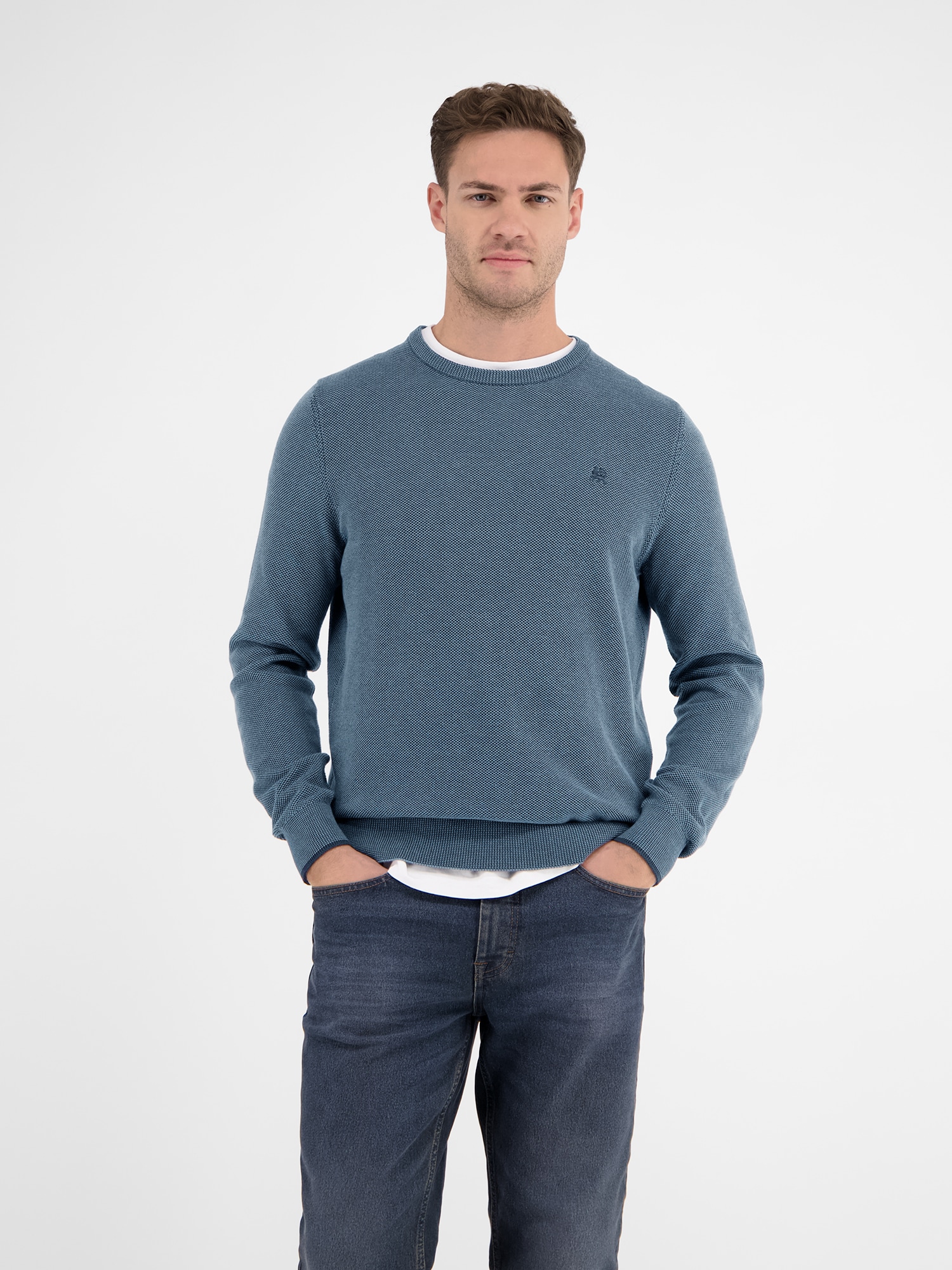 LERROS Strickpullover »LERROS Leichter Strickpullover mit schmaler Rippstruktur« LERROS Strickpullover »LERROS Leichter Strickpullover mit schmaler Rippstruktur« von Lerros