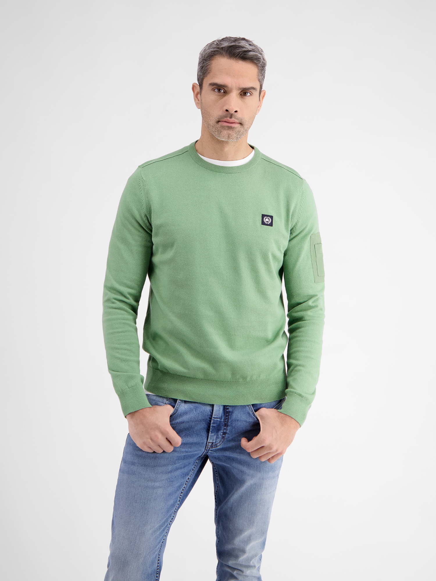 LERROS Strickpullover »LERROS Rundhals Strickpullover« LERROS Strickpullover »LERROS Rundhals Strickpullover« von Lerros