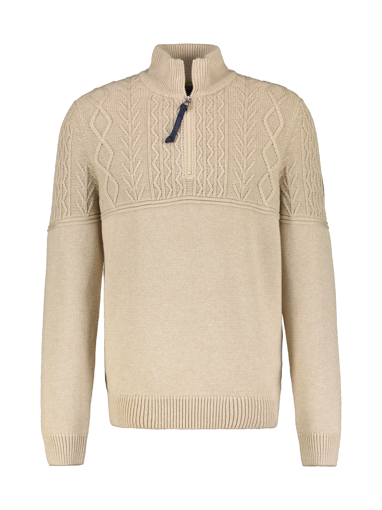 LERROS Strickpullover »LERROS Stricktroyer, tonal gemustert« von Lerros