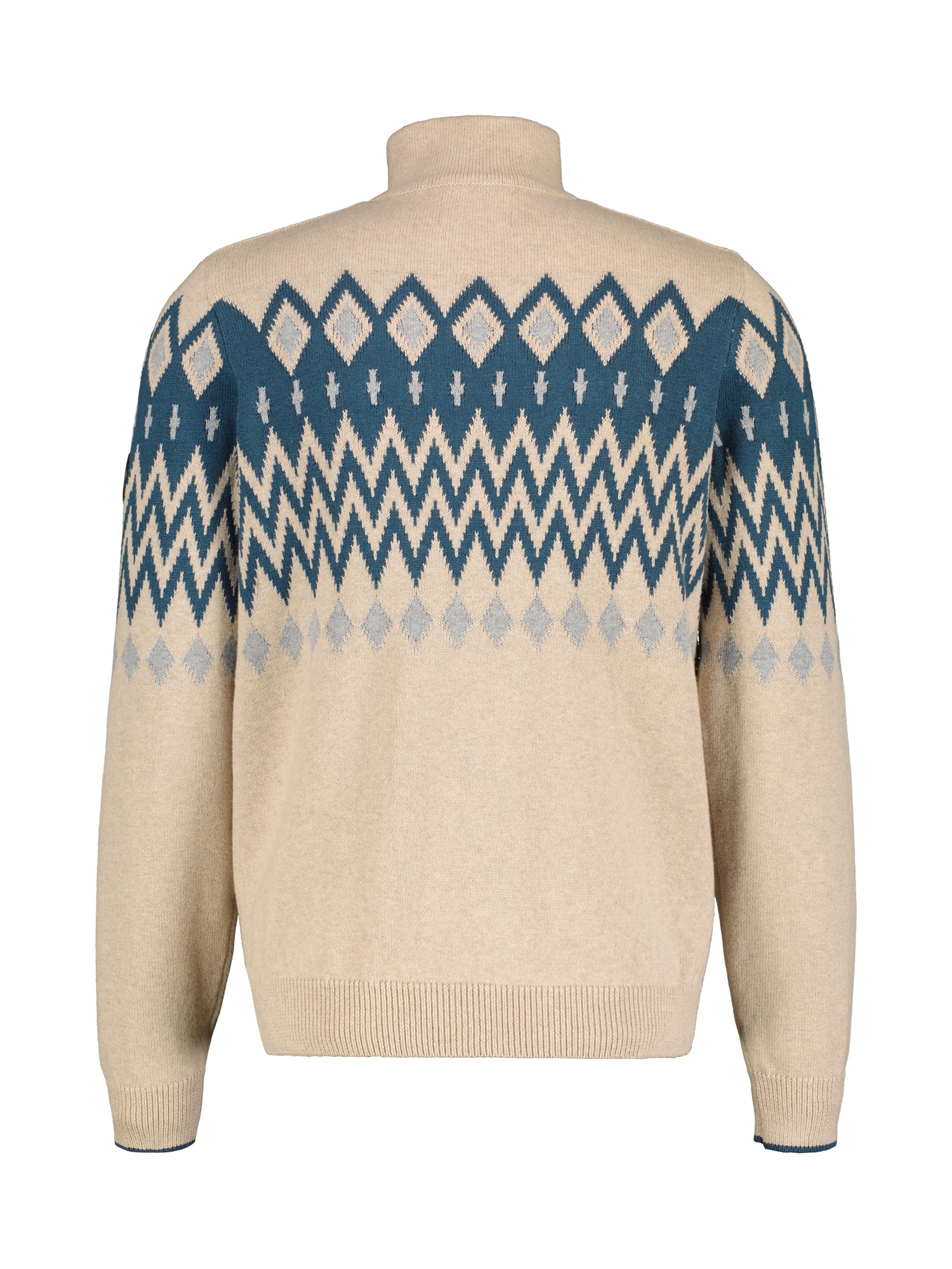 LERROS Strickpullover »LERROS Troyer in Norweger-Design« von Lerros