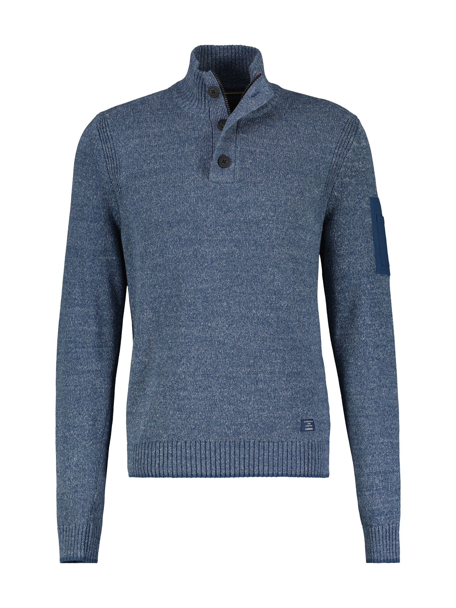 LERROS Strickpullover »LERROS Troyer in lebendiger Strickoptik« von Lerros