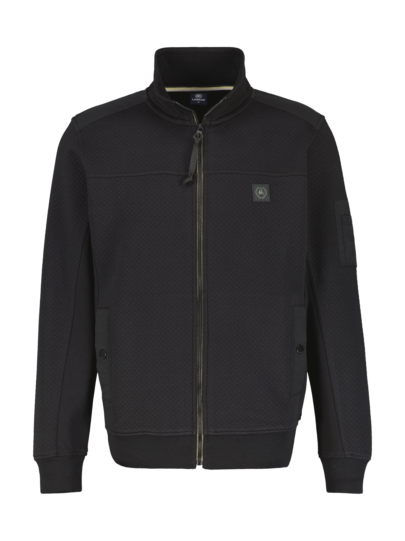 LERROS Sweatjacke, mit Logo Stickerei von Lerros