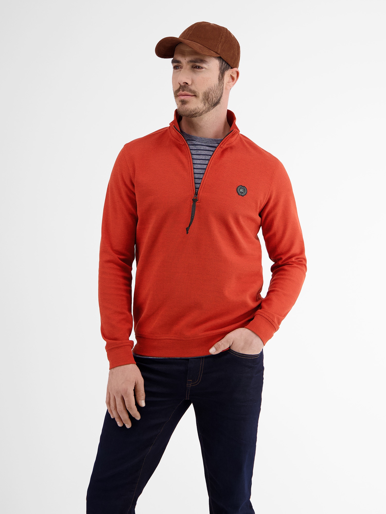 LERROS Sweatjacke »LERROS Sweat-Troyer in Strukturqualität« LERROS Sweatjacke »LERROS Sweat-Troyer in Strukturqualität« von Lerros