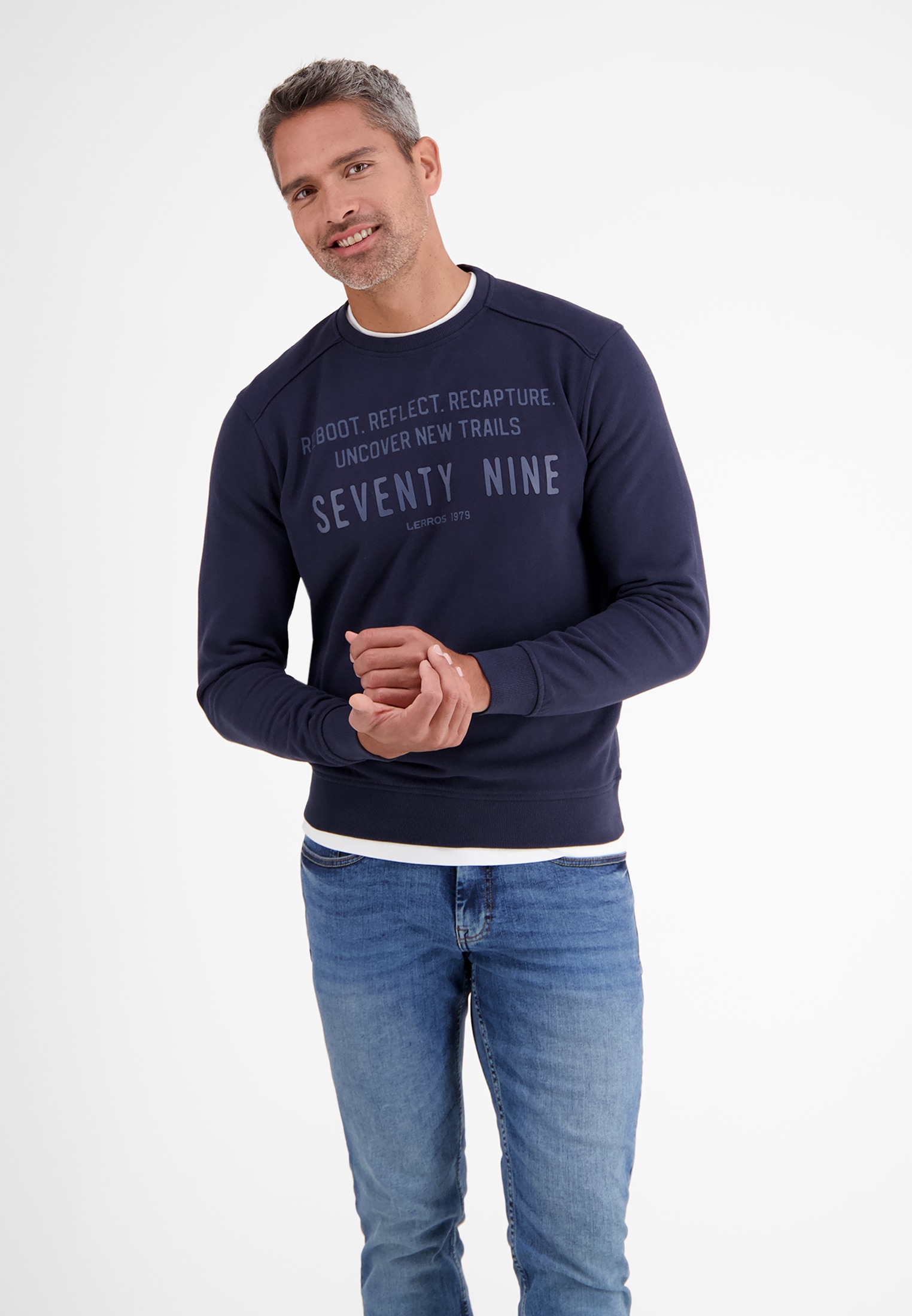 LERROS Sweatshirt »LERROS French-Terry Crewneck Sweatshirt« von Lerros