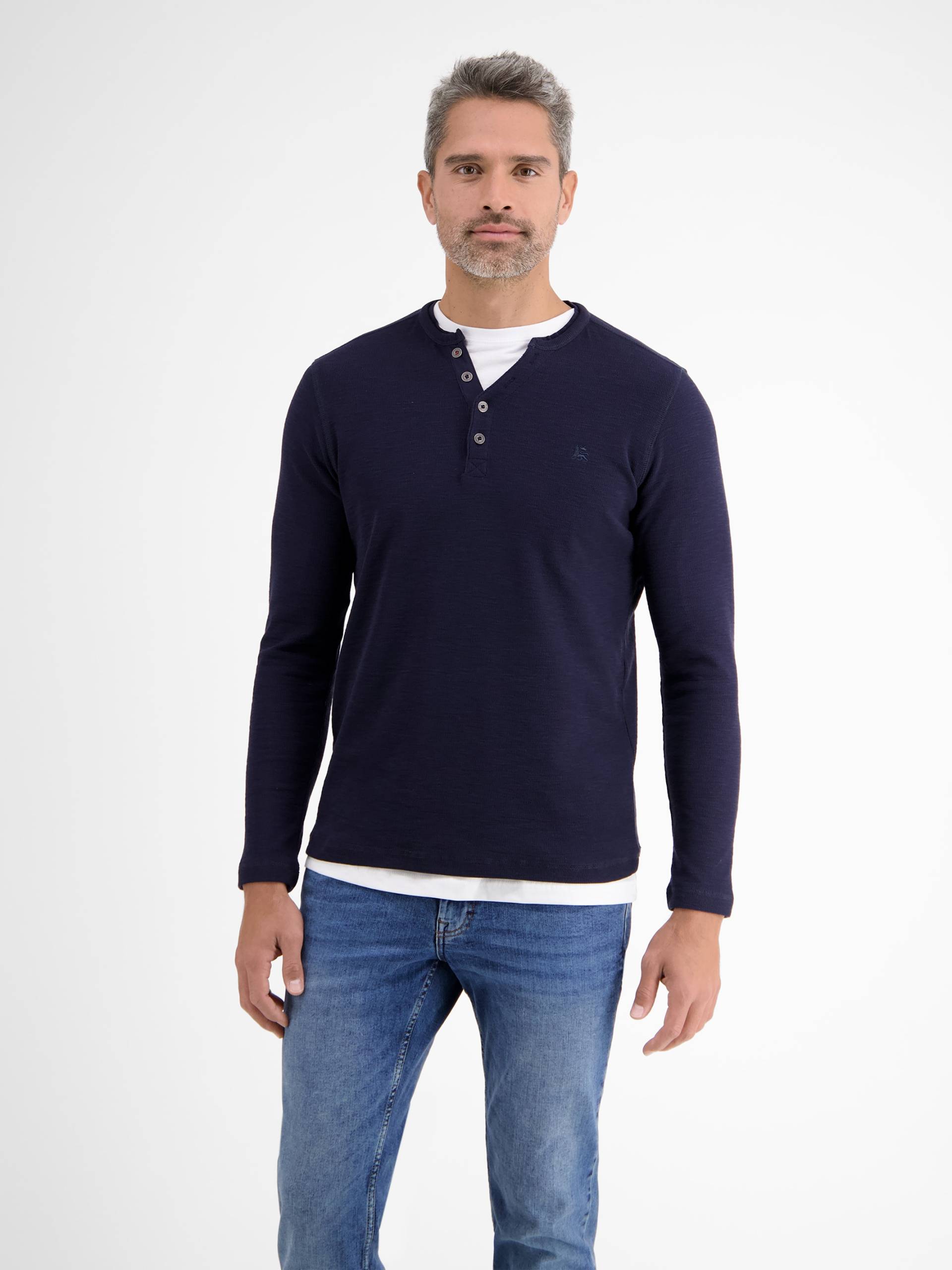 LERROS Sweatshirt »LERROS Langarmserafino mit Logostitching« LERROS Sweatshirt »LERROS Langarmserafino mit Logostitching« von Lerros
