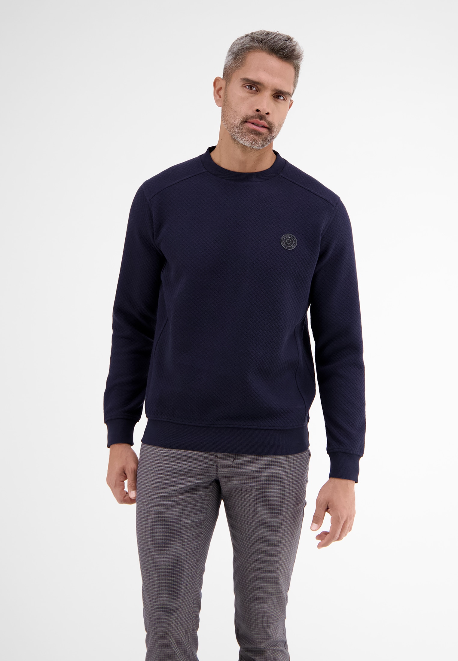 LERROS Sweatshirt »LERROS Rundhals-Sweatshirt *Needle Punch*« von Lerros