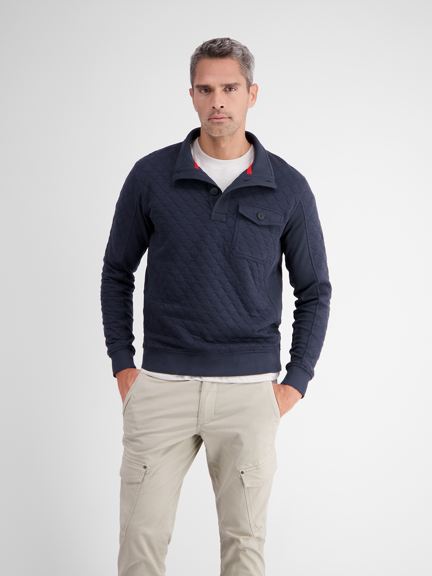 LERROS Sweatshirt »LERROS Sweat-Troyer mit Steppmuster« LERROS Sweatshirt »LERROS Sweat-Troyer mit Steppmuster« von Lerros