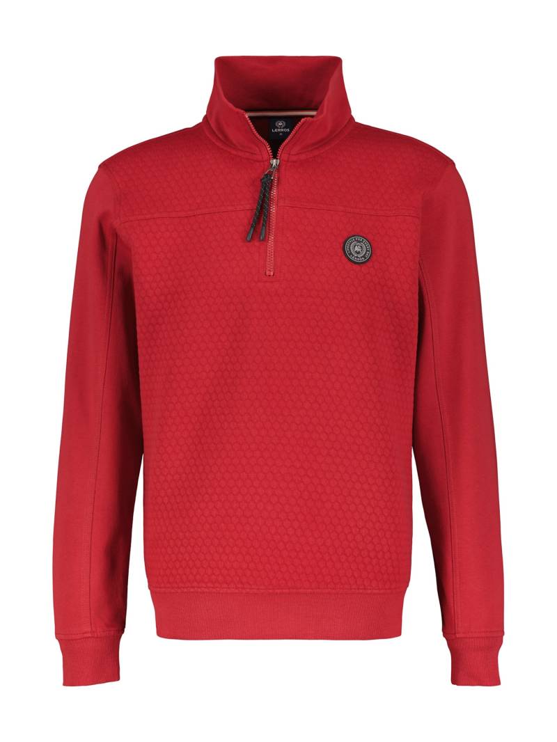LERROS Sweatshirt »LERROS Sweat-Troyer mit dezentem Nadel-Steppmuster« von Lerros