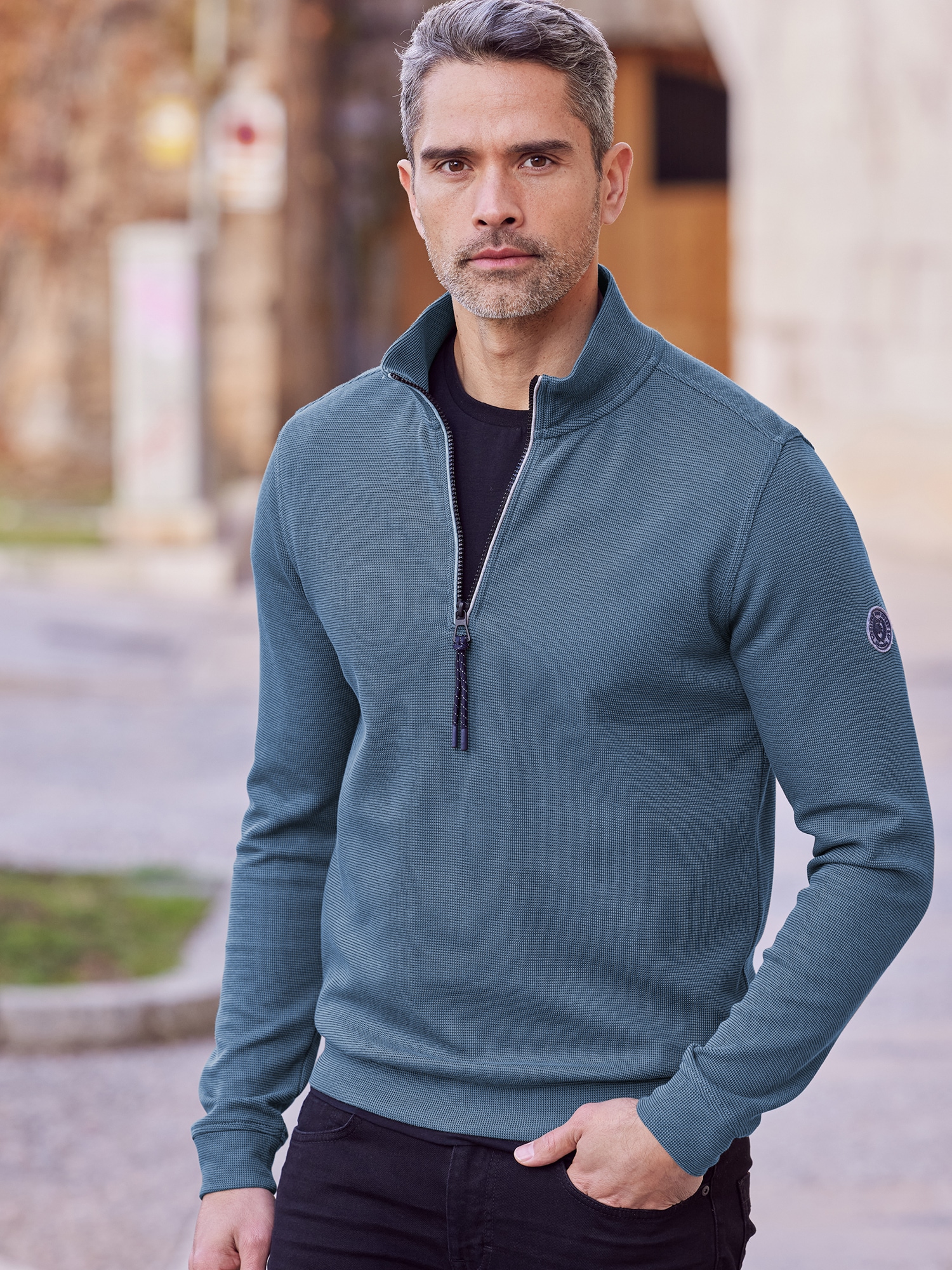 LERROS Sweatshirt »LERROS Unifarbener Sweattroyer für Herren« LERROS Sweatshirt »LERROS Unifarbener Sweattroyer für Herren« von Lerros