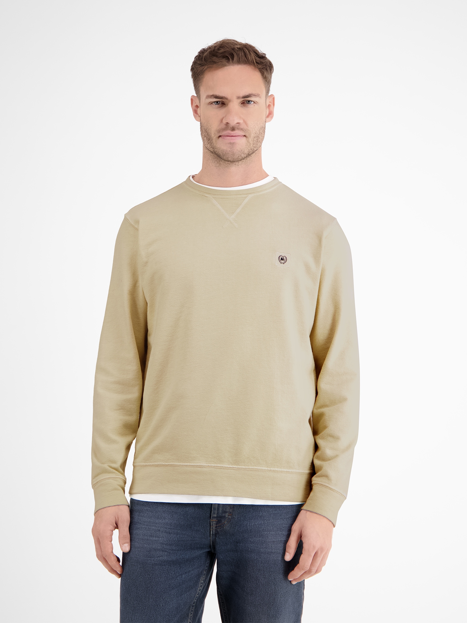 LERROS Sweatshirt »LERROS Urbaner Sweatshirtstyle, weiche Haptik« von Lerros