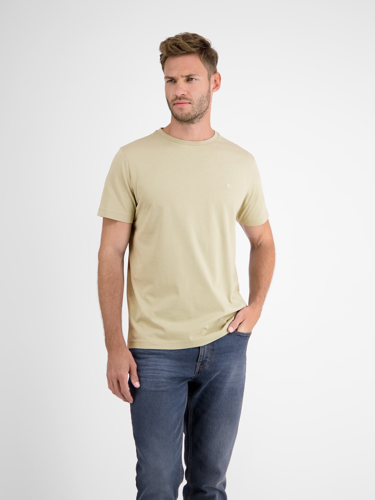 LERROS T-Shirt »LERROS Basic T-Shirt in vielen Farben« von Lerros