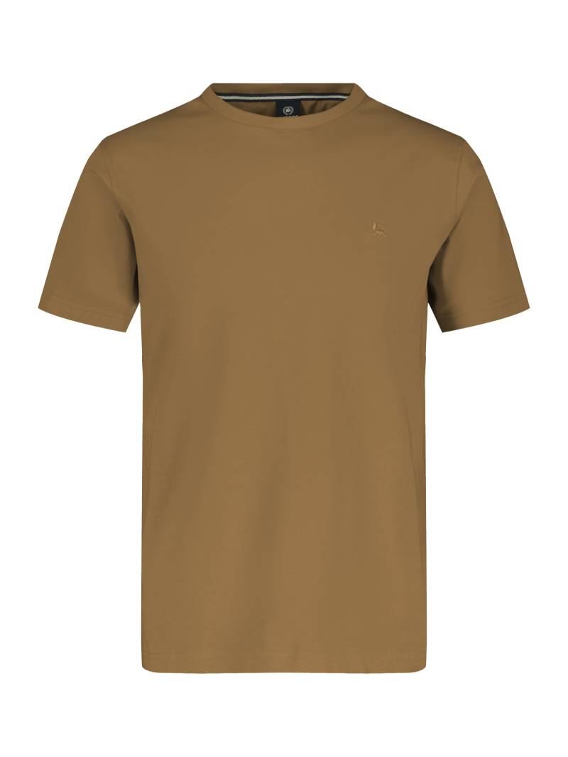 LERROS T-Shirt »LERROS Basic T-Shirt mit Logostitch, unifarben« von Lerros