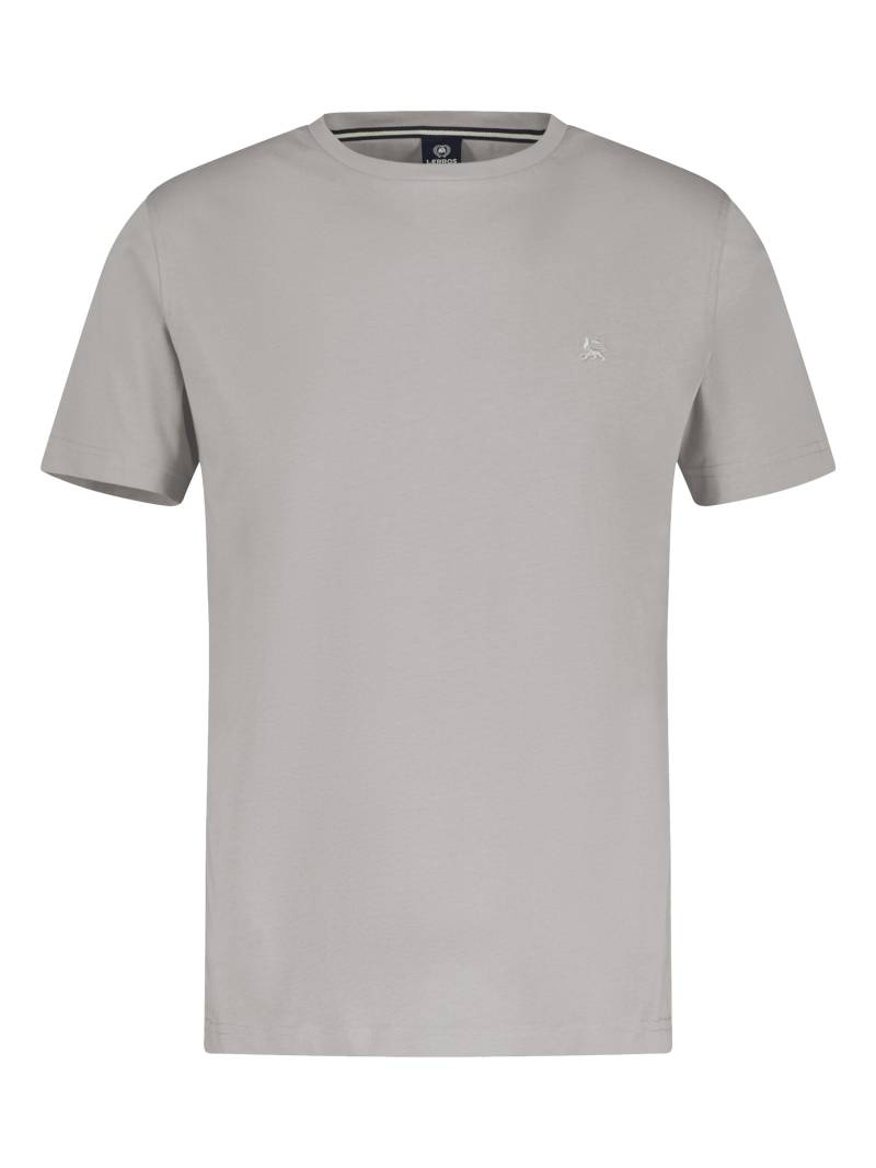 LERROS T-Shirt »LERROS Basic T-Shirt mit Logostitch, unifarben« von Lerros