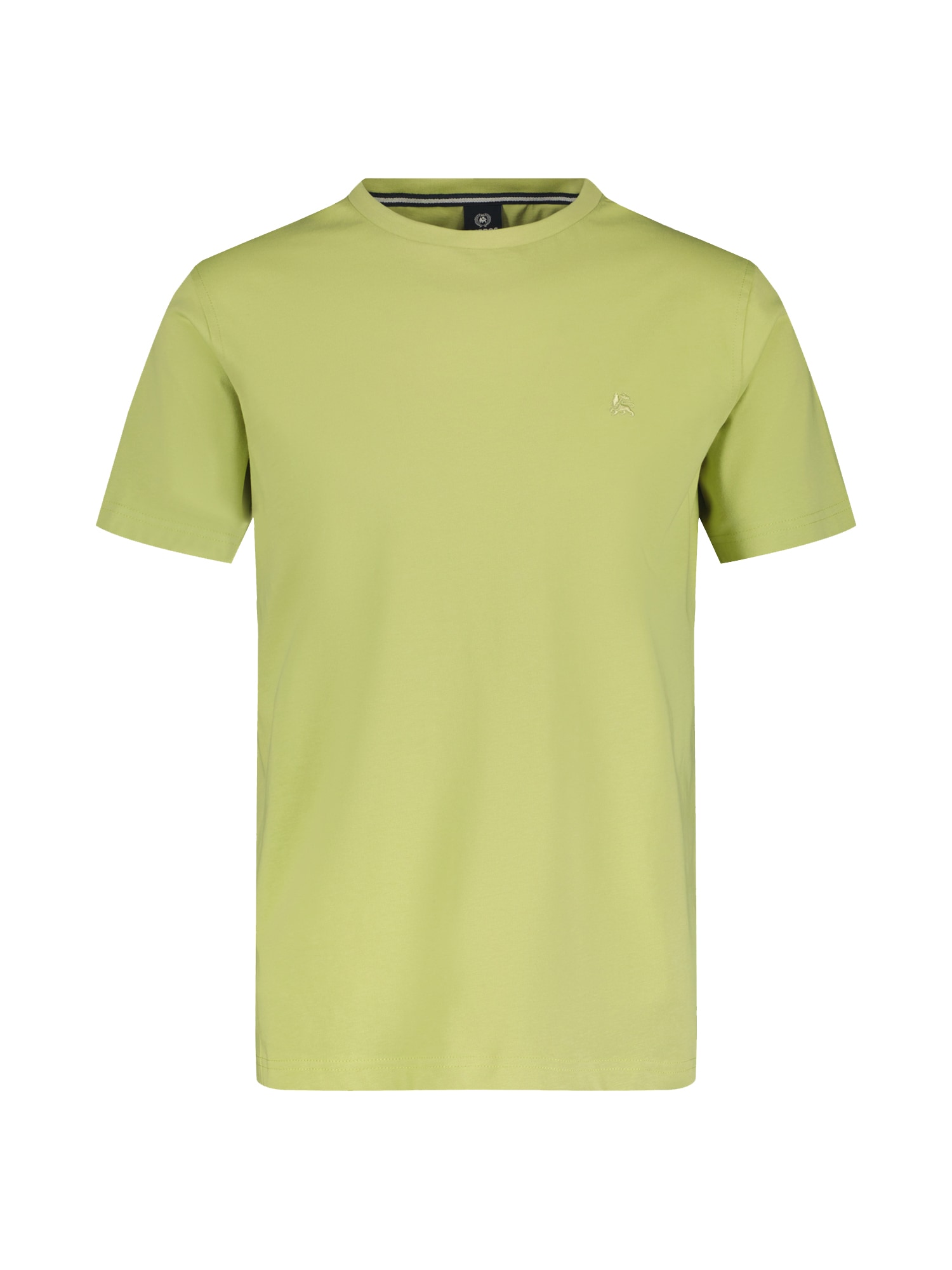 LERROS T-Shirt »LERROS Basic T-Shirt mit Logostitch, unifarben« von Lerros