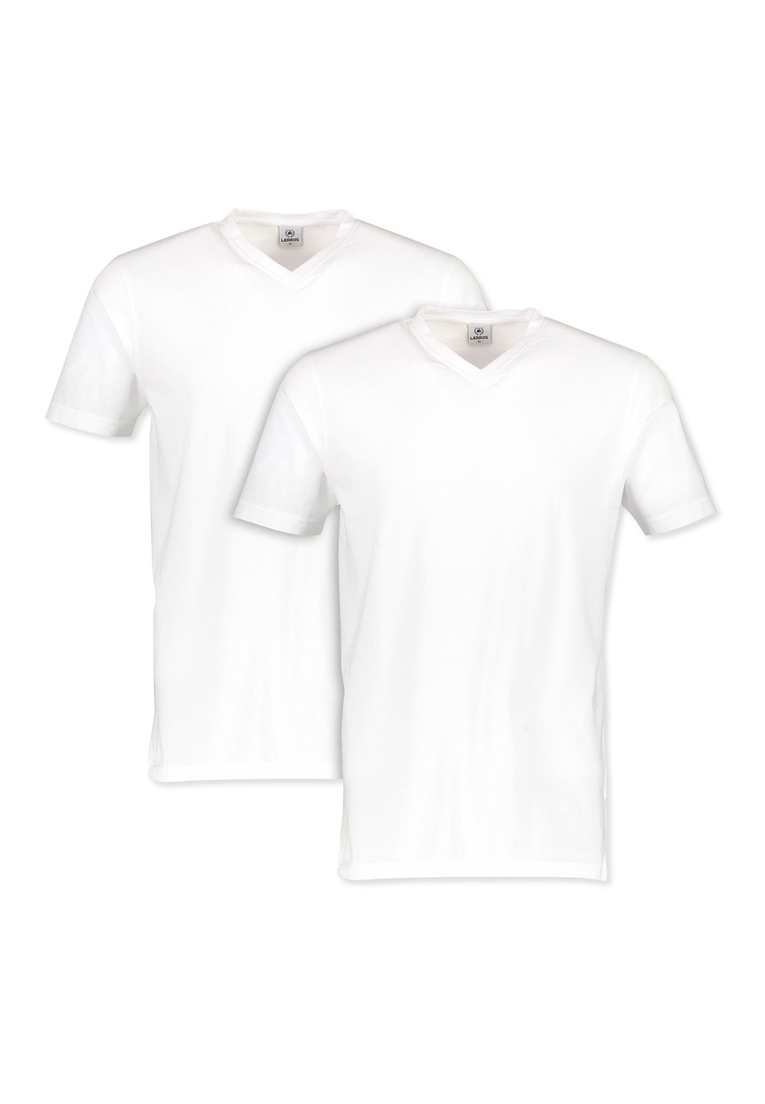 LERROS T-Shirt »LERROS Doppelpack T-Shirt, V-Neck in Premium Baumwollqualität« von Lerros