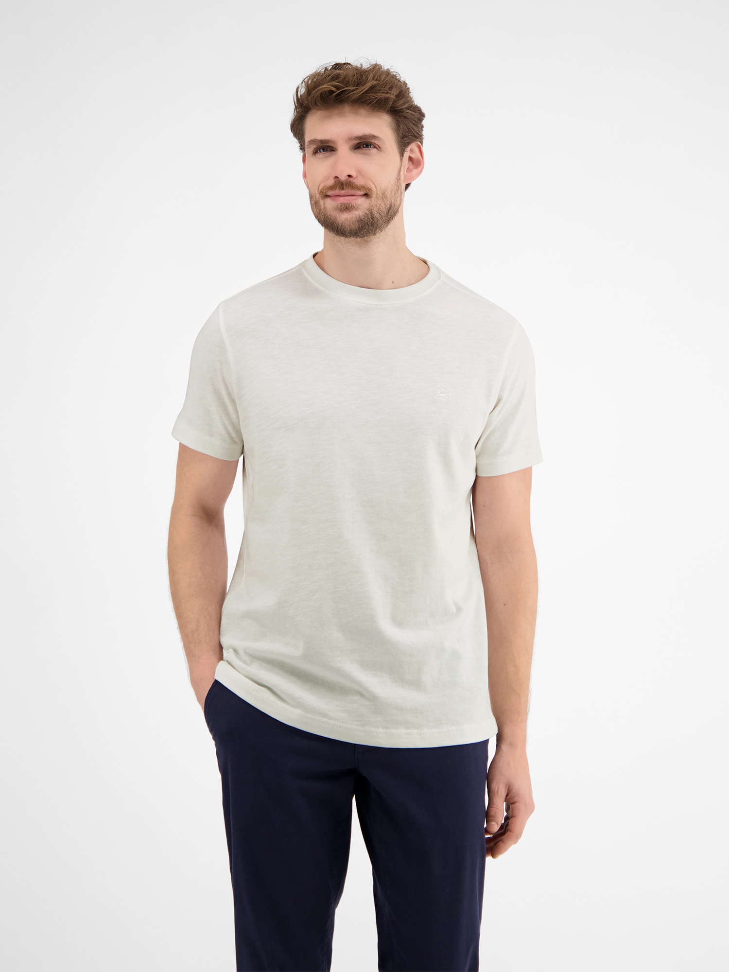 LERROS T-Shirt »LERROS Herren Jersey T-Shirt, locker gewebt« LERROS T-Shirt »LERROS Herren Jersey T-Shirt, locker gewebt« von Lerros