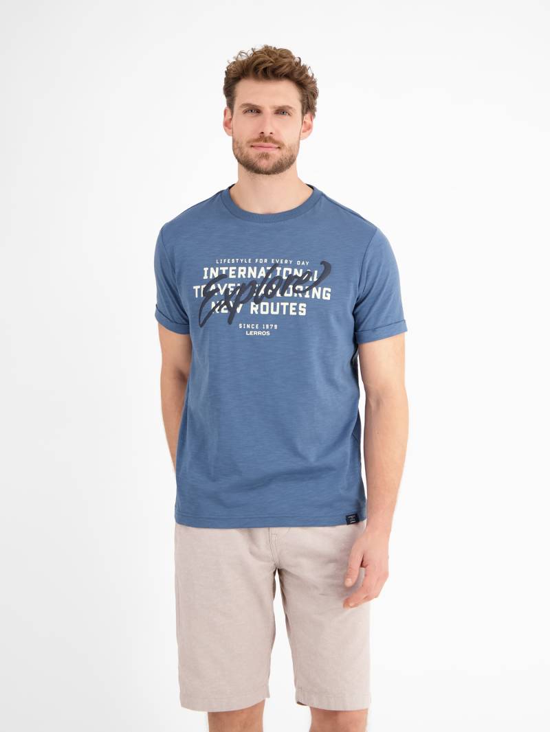 LERROS T-Shirt »LERROS Herren Jersey T-Shirt mit Brustprint« von Lerros