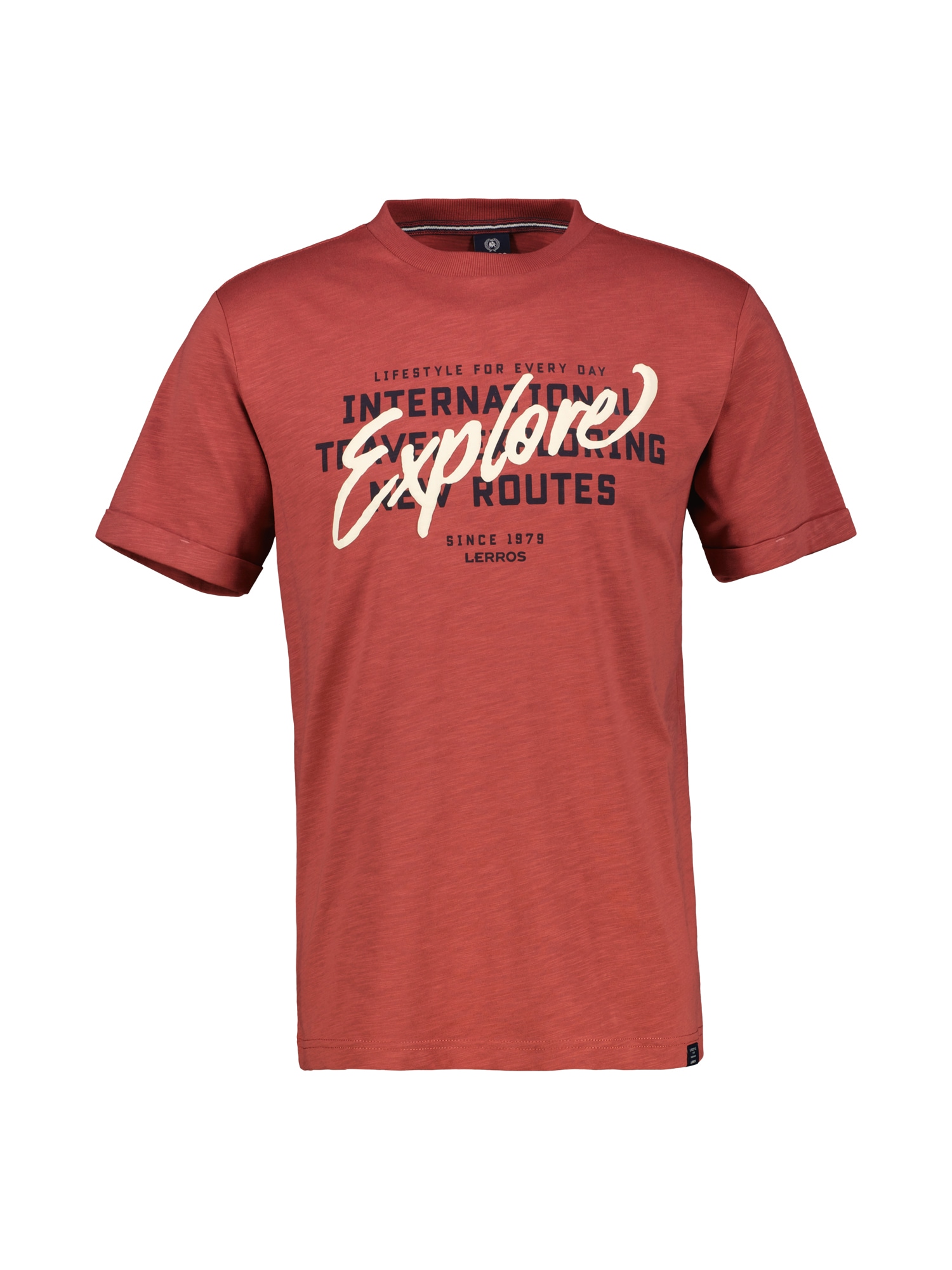 LERROS T-Shirt »LERROS Herren Jersey T-Shirt mit Brustprint« LERROS T-Shirt »LERROS Herren Jersey T-Shirt mit Brustprint« von Lerros