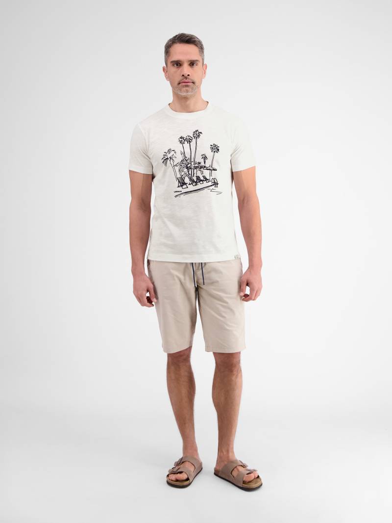 LERROS T-Shirt »LERROS Herren T-Shirt, manuell designter Frontprint« von Lerros